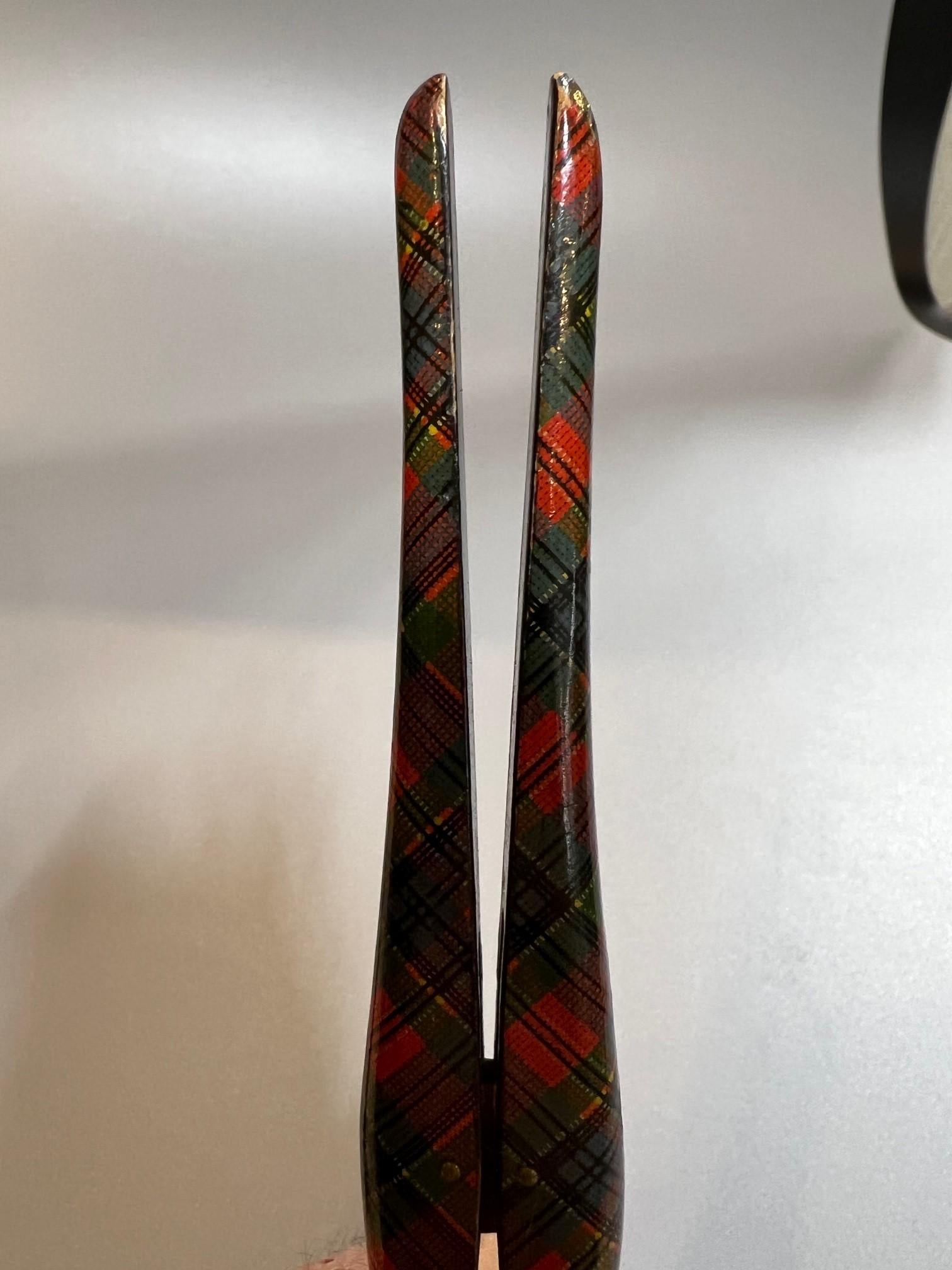 Early 19th Century Scottish Antique Glove Stretcher Tartan McPherson For Sale 3