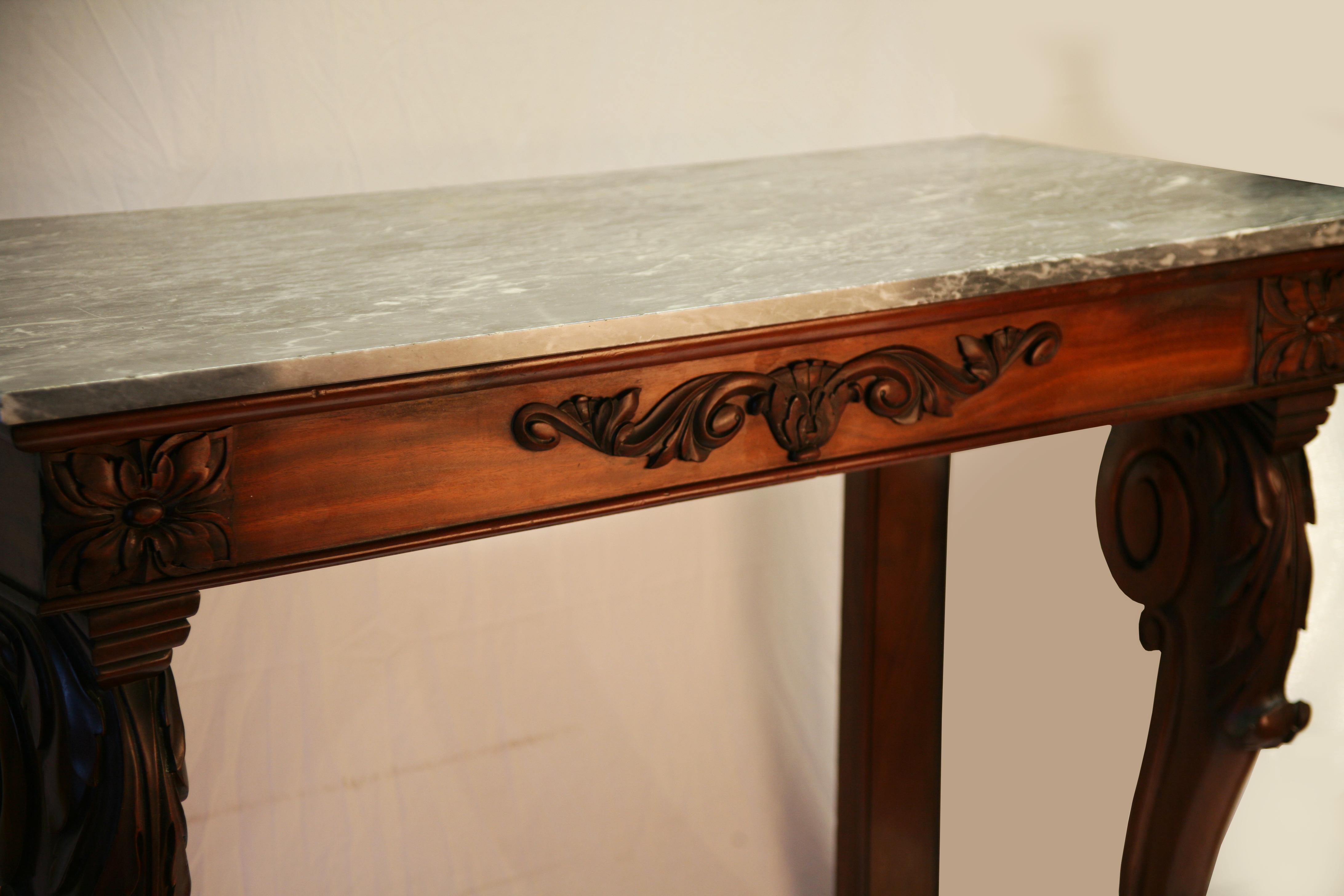 Early 19th Century Scottish Mahogany Console Table For Sale 3