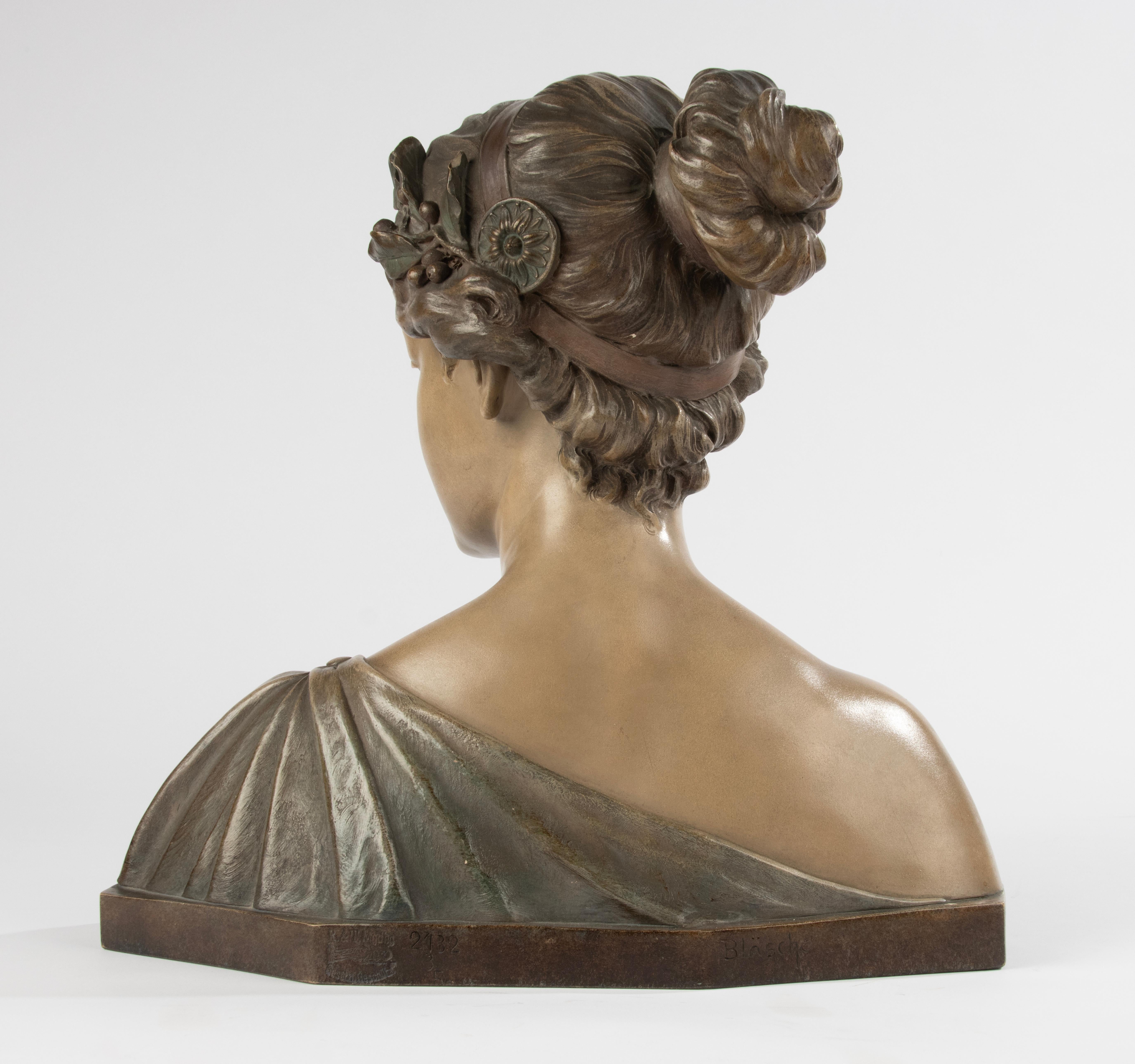 Early 19th Century Sculpture - Sappho - Terracotta by Reps & Trinte Gesetzl 3