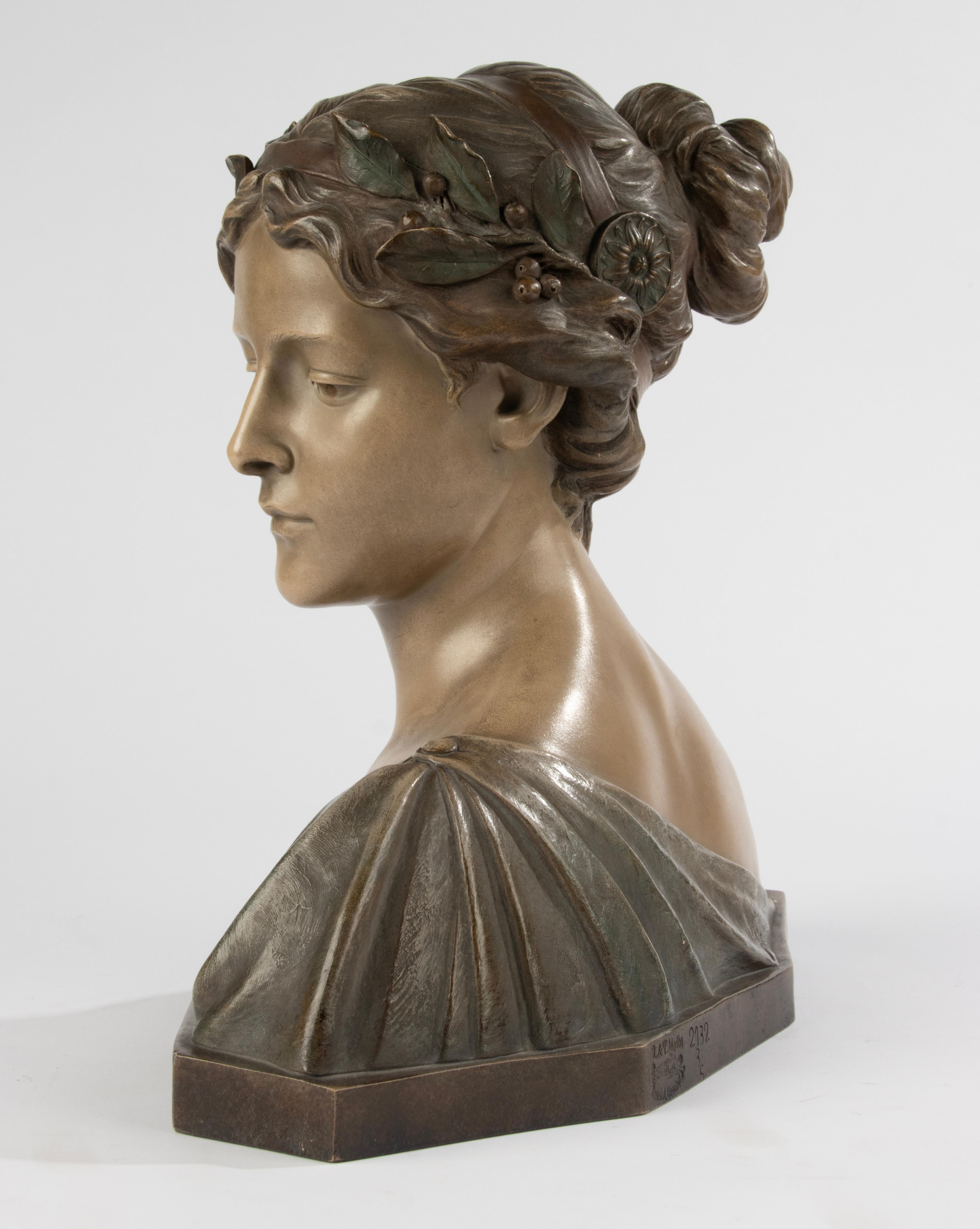 Early 19th Century Sculpture - Sappho - Terracotta by Reps & Trinte Gesetzl 4