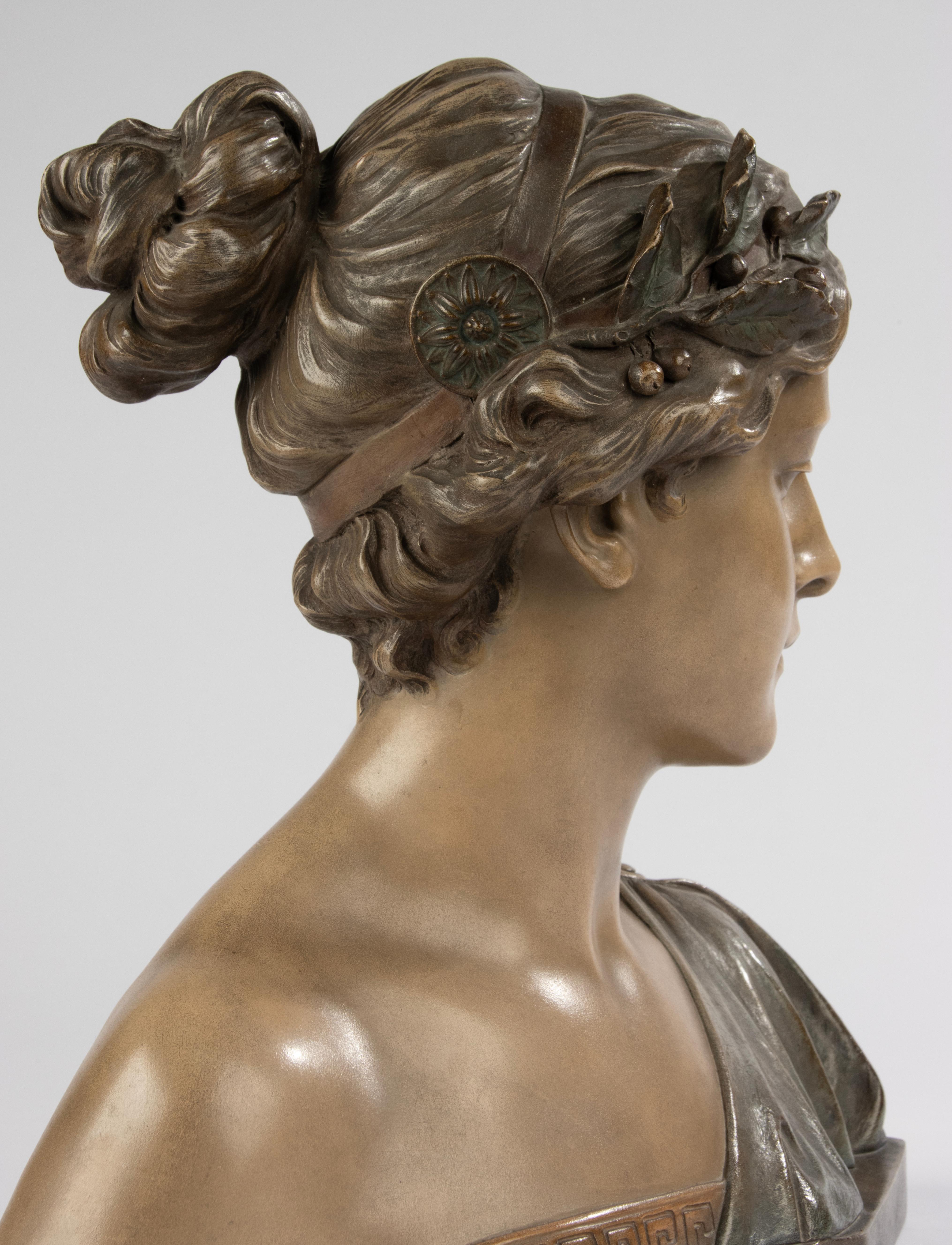 Early 19th Century Sculpture - Sappho - Terracotta by Reps & Trinte Gesetzl 10
