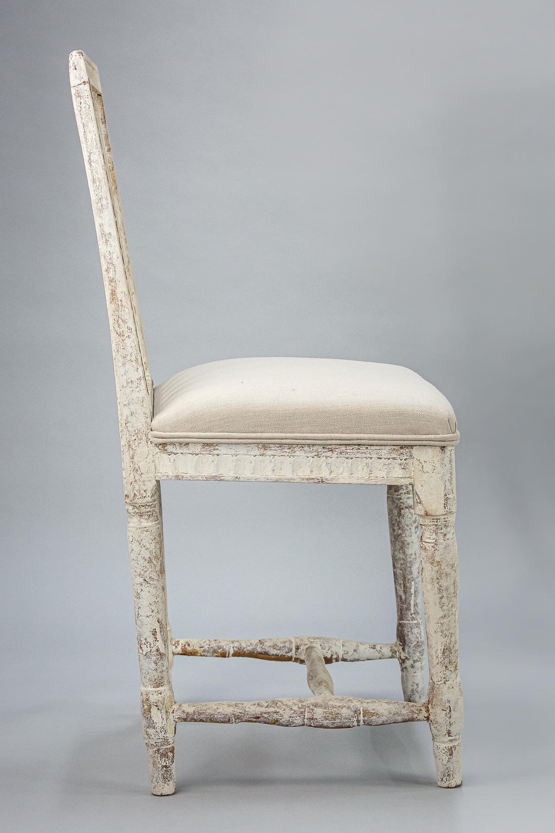 Early 19th Century Set of 6 Early 19th Century Swedish Dining Chairs 1