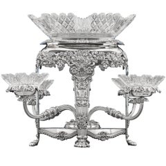 Early 19th Century Sheffield Silver Plate Epergne  