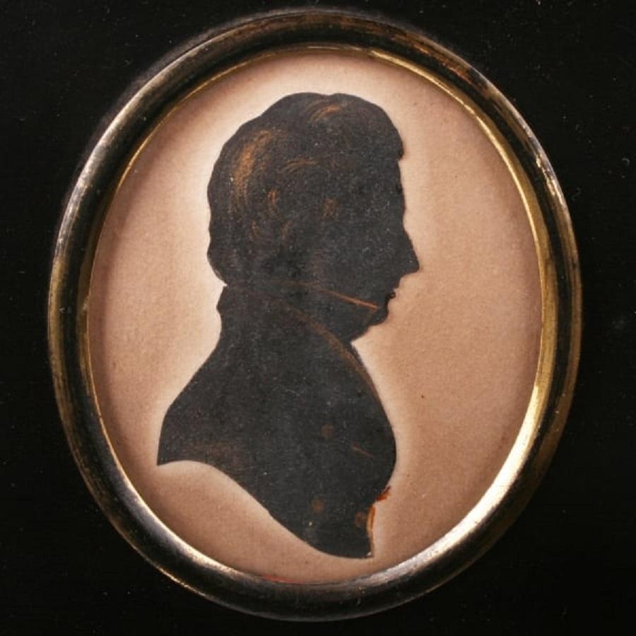 European Early 19th Century Silhouette For Sale