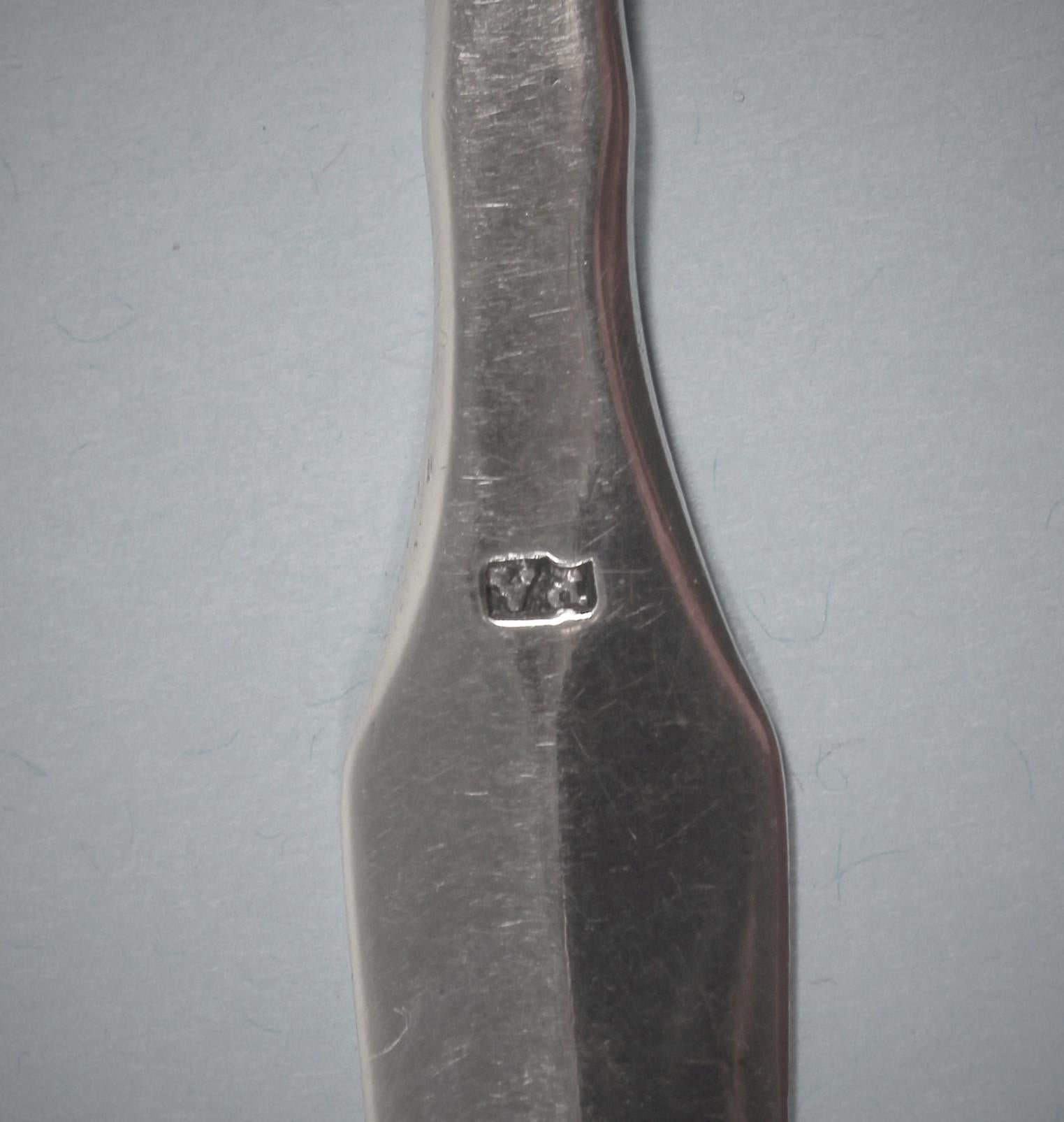 Early 19th Century Silver Spatula/Tongue Depressor For Sale 1