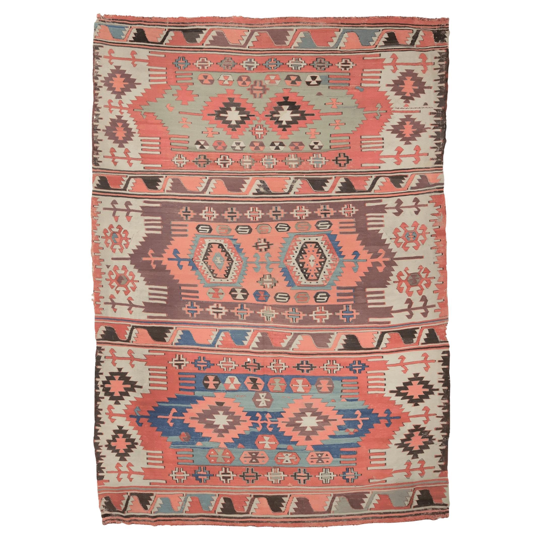 Kilim Sivrihisar du début du 19e siècle