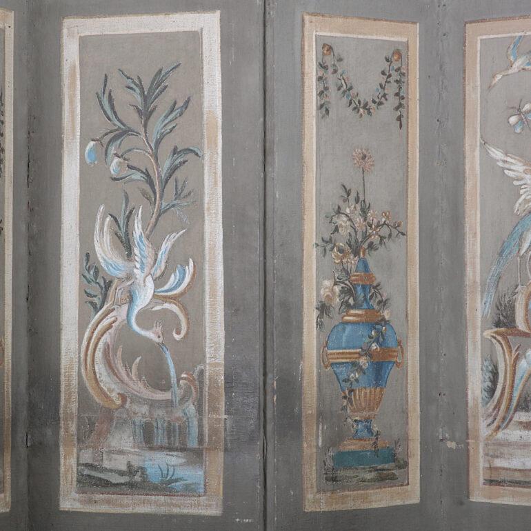 Early 19th Century Six-Panel Screen For Sale 1
