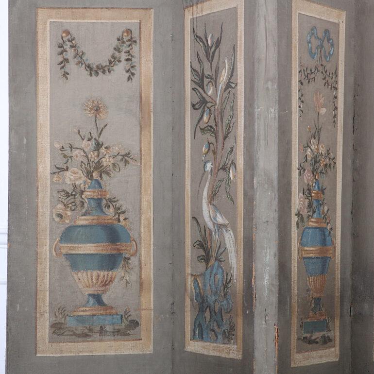 Early 19th Century Six-Panel Screen For Sale 2