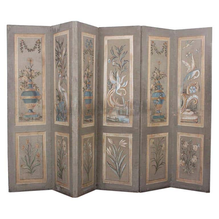 Vintage Lacquer and Carved Hardstone Screen at 1stDibs