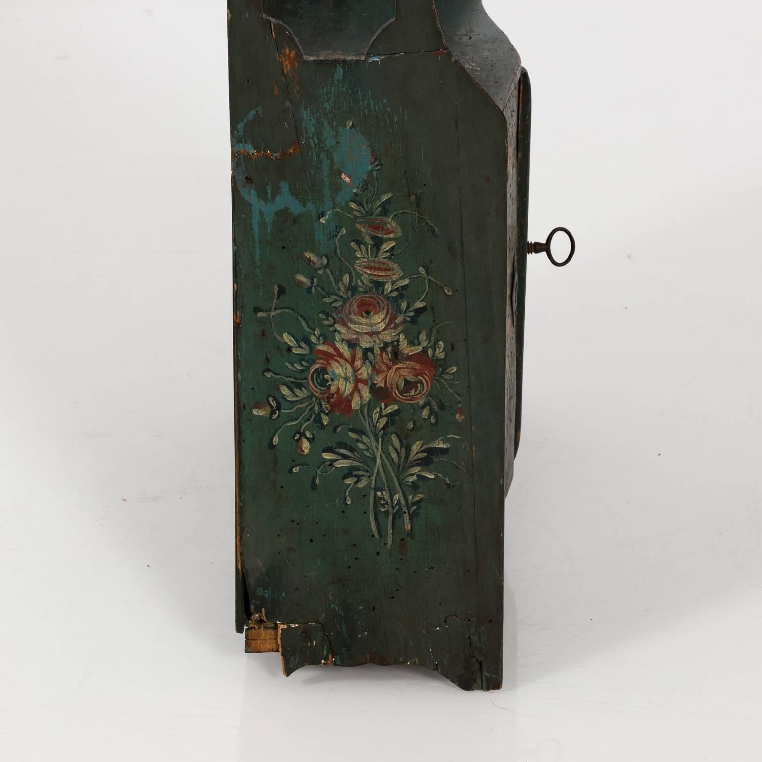 Wood Early 19th Century Small Painted Hanging Cabinet, circa 1930s
