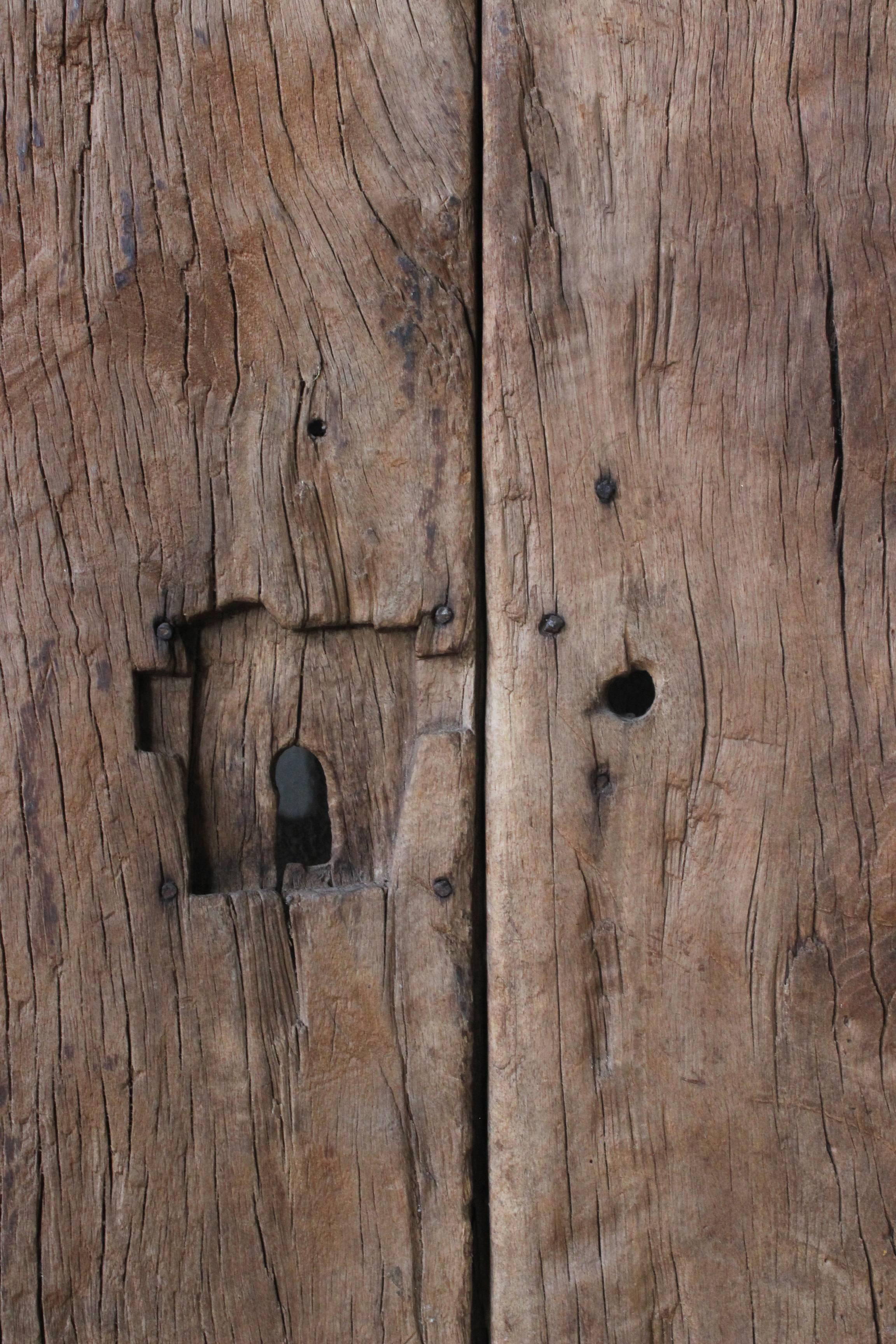 Early 19th Century Solid Mesquite Wood Gate Found in San Miguel de Allende 5