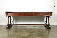 Early 19th Century Solid Oak French Provencal Writing Table or Console