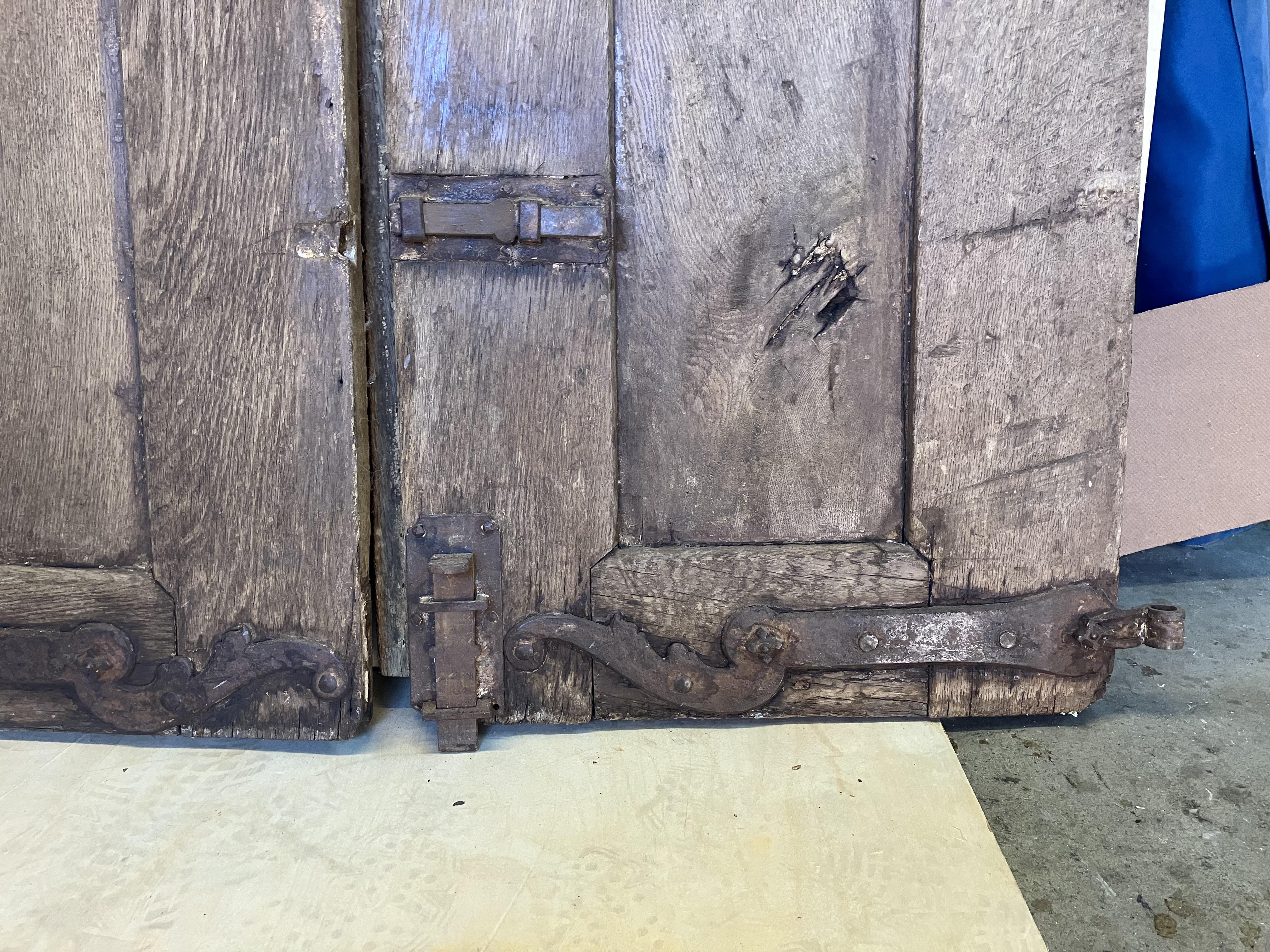 Early 19th Century Spanish American Front Entrance Double Doors 3