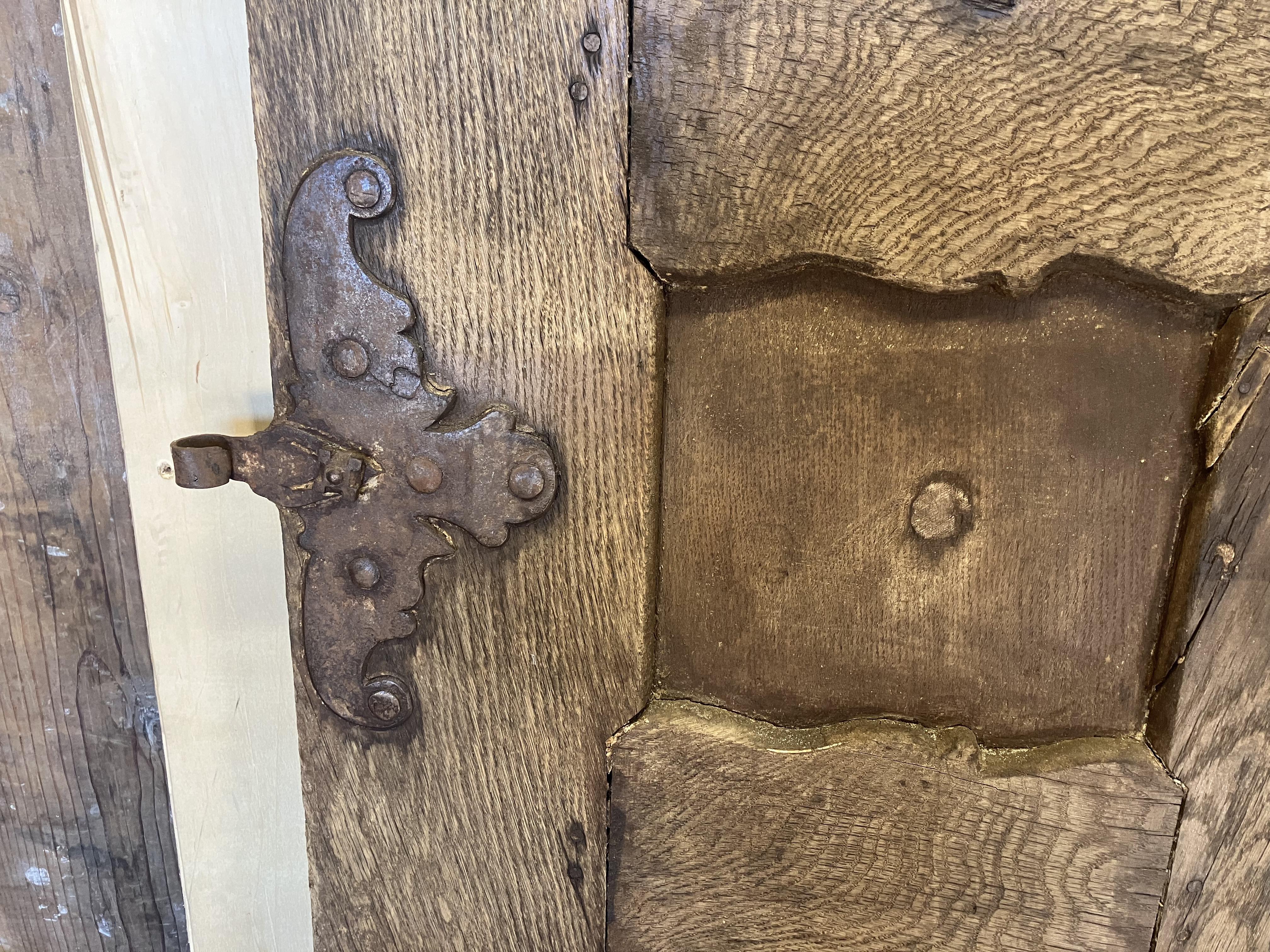 Early 19th Century Spanish American Front Entrance Double Doors 2