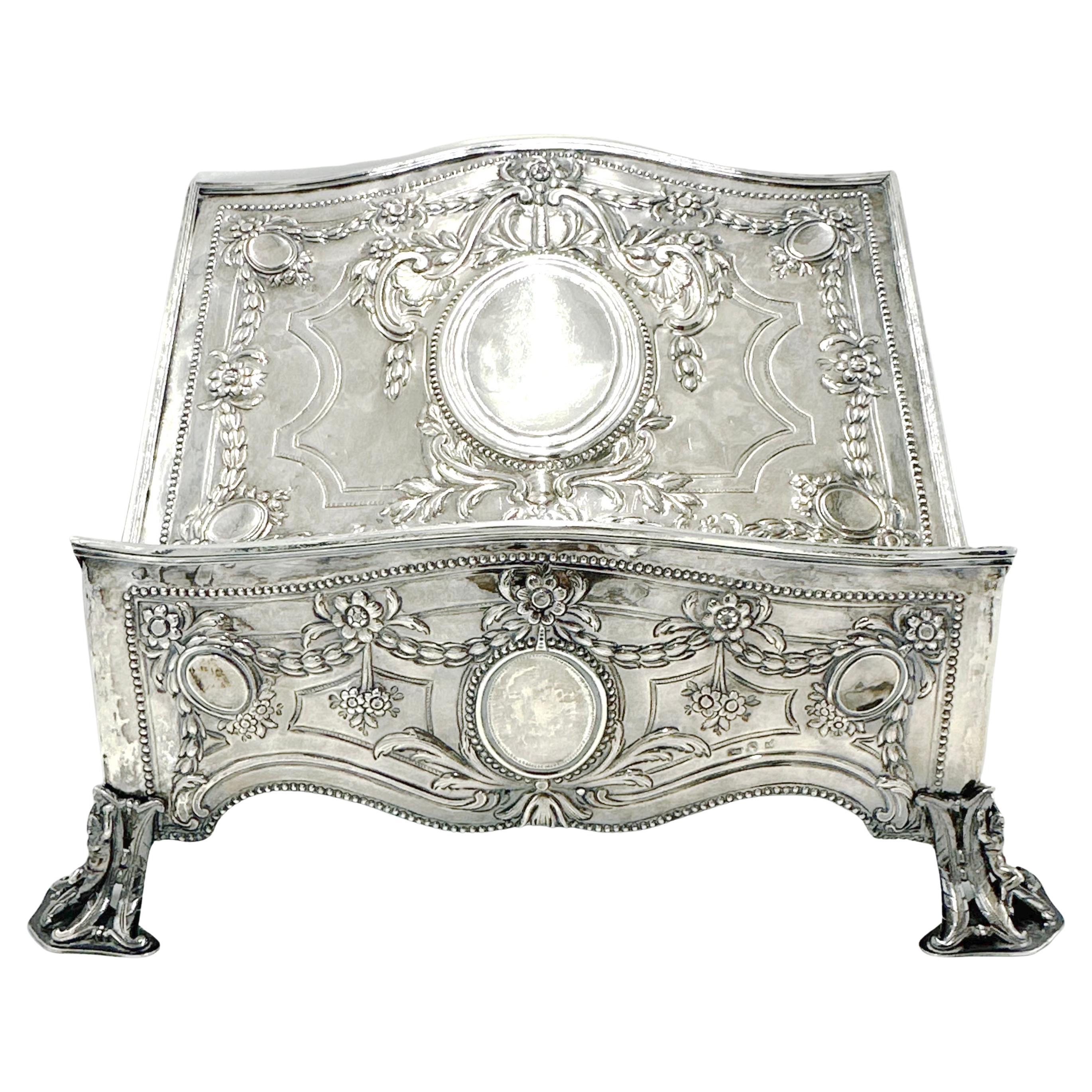Atril in argento spagnolo dei primi del XIX secolo, realizzato da Joseph Espejo di Cordoba in vendita
