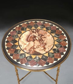 Early 19th Century Specimen Marble Occasional Table
