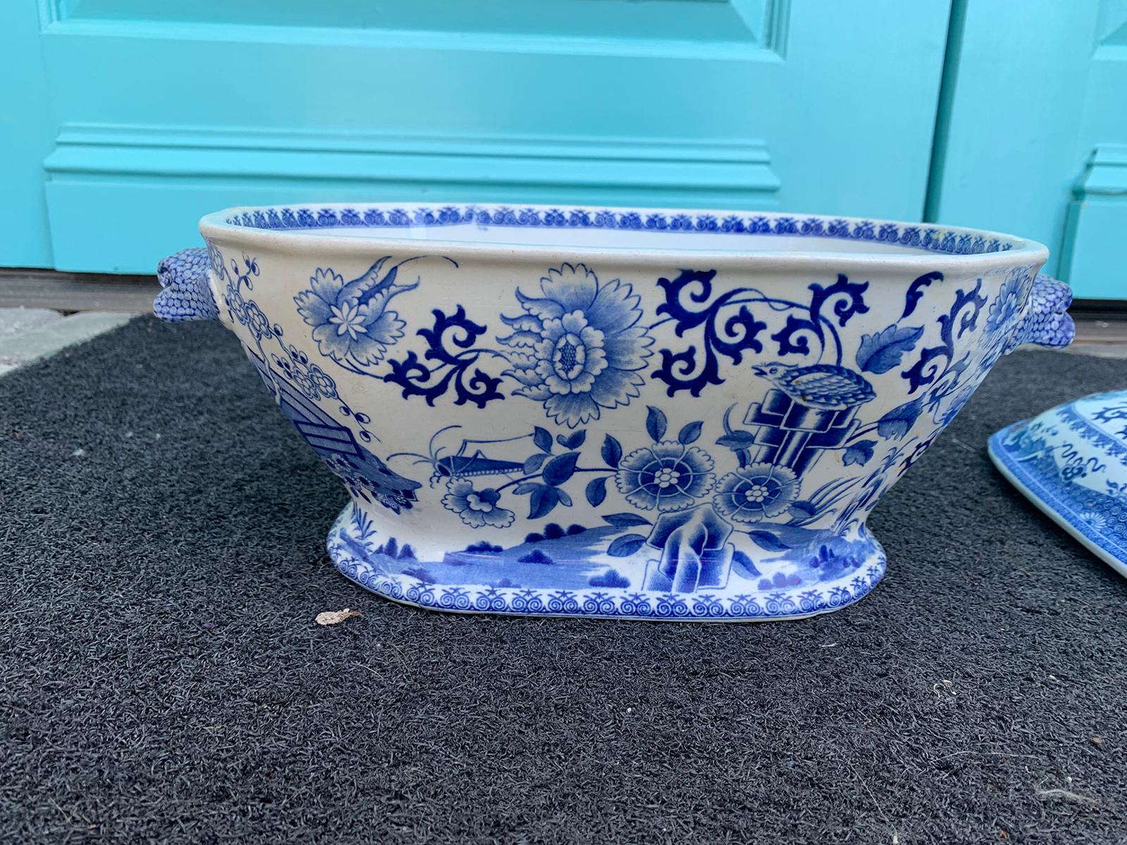 Early 19th Century Spode Blue and White Tureen 7