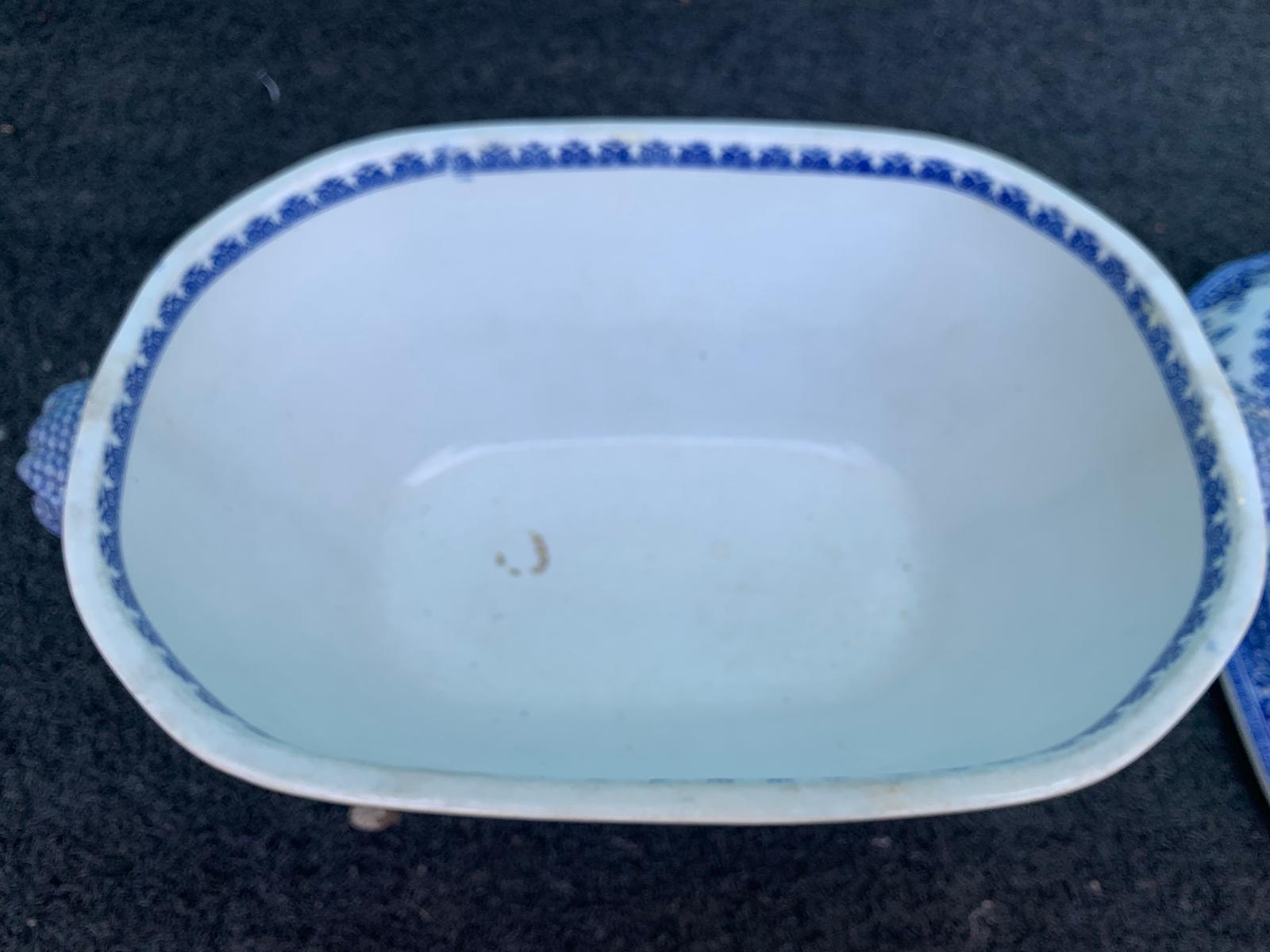 Early 19th Century Spode Blue and White Tureen 8