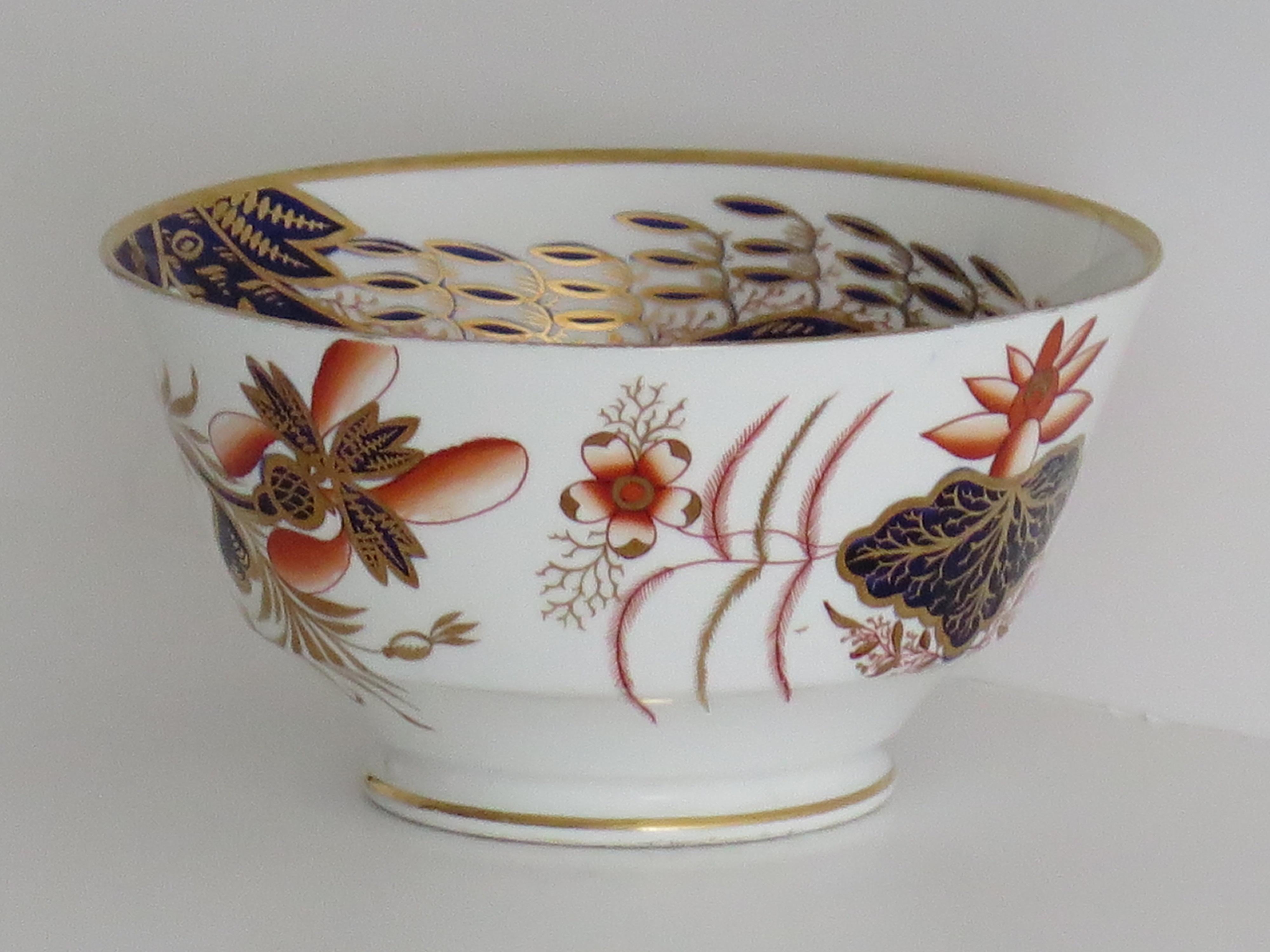 Early 19th Century Spode Porcelain Slop Bowl in gilded Pattern 2214, Ca 1810 For Sale 5