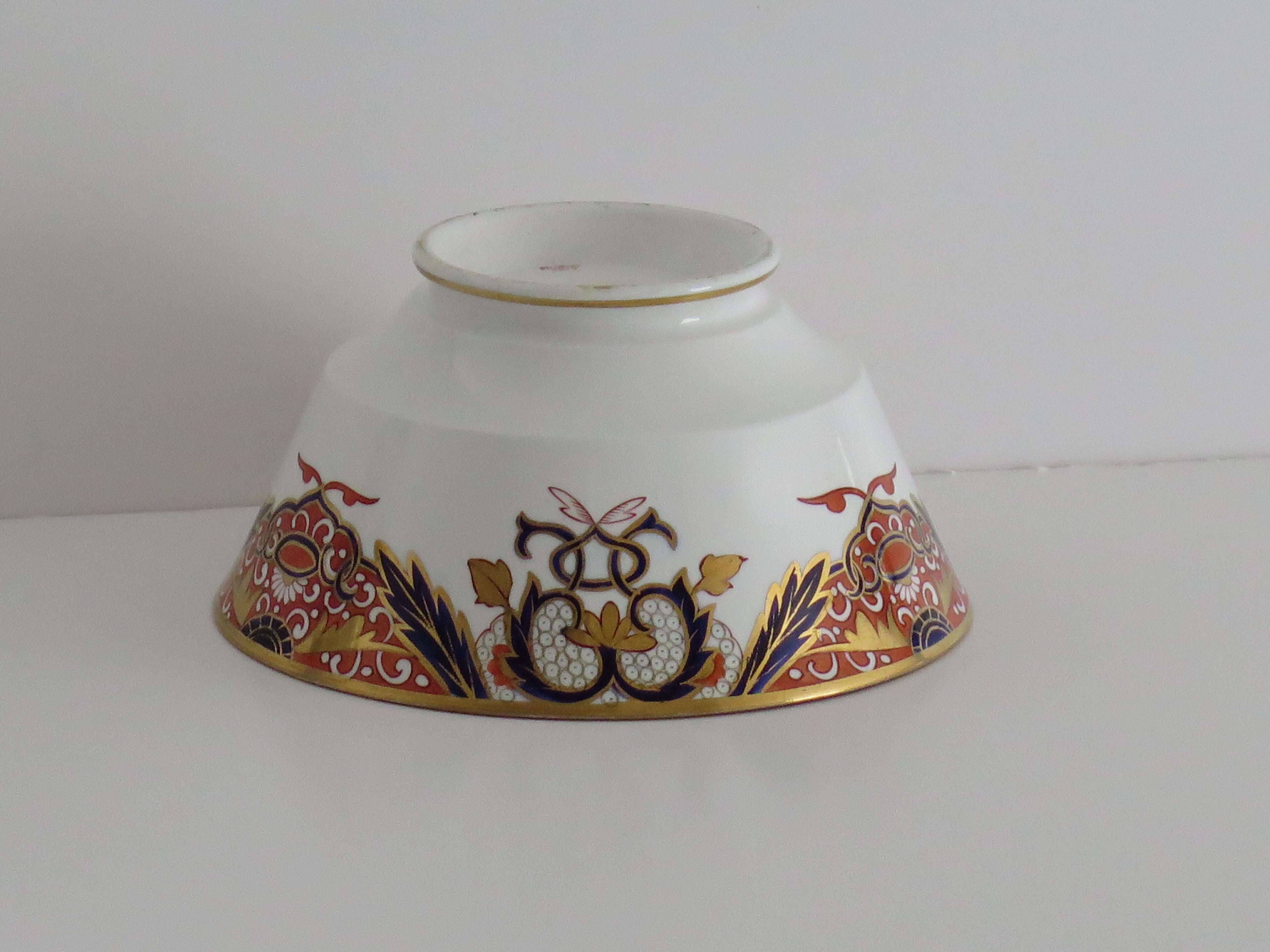 Early 19th Century Spode Porcelain Slop Bowl in Japan Ptn 1946, circa 1810 For Sale 4