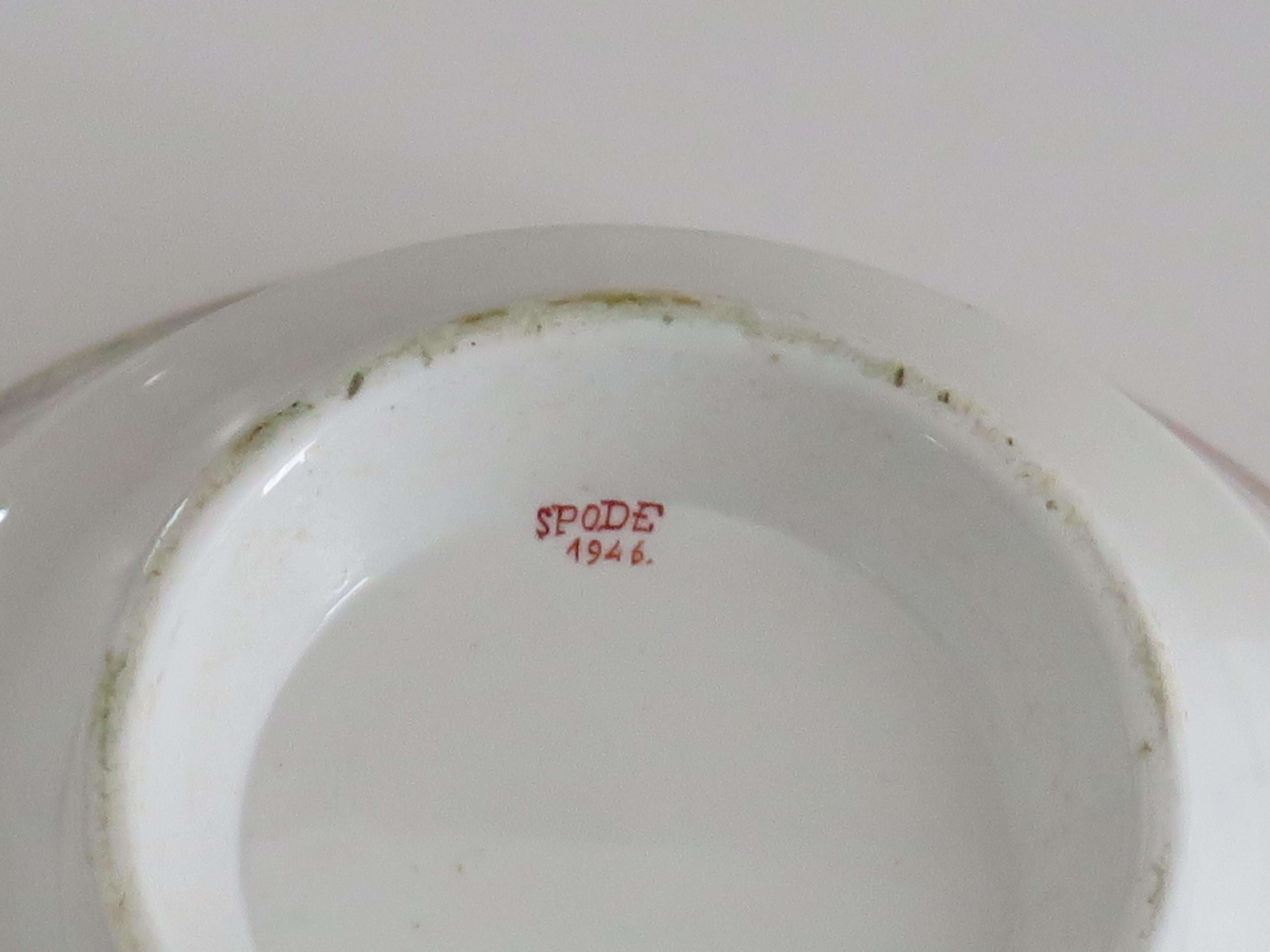 Early 19th Century Spode Porcelain Slop Bowl in Japan Ptn 1946, circa 1810 For Sale 7
