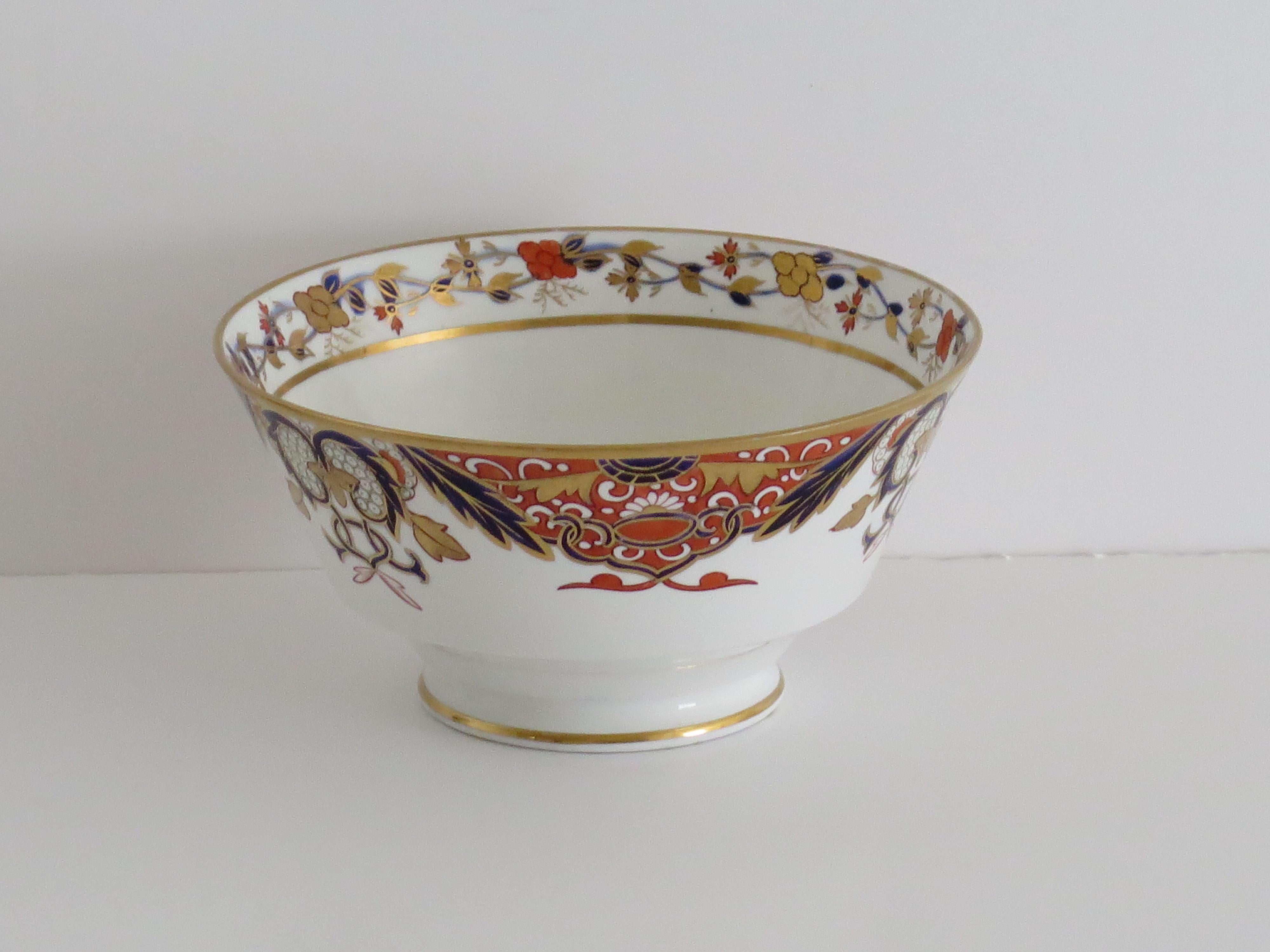 Early 19th Century Spode Porcelain Slop Bowl in Japan Ptn 1946, circa 1810 For Sale 1