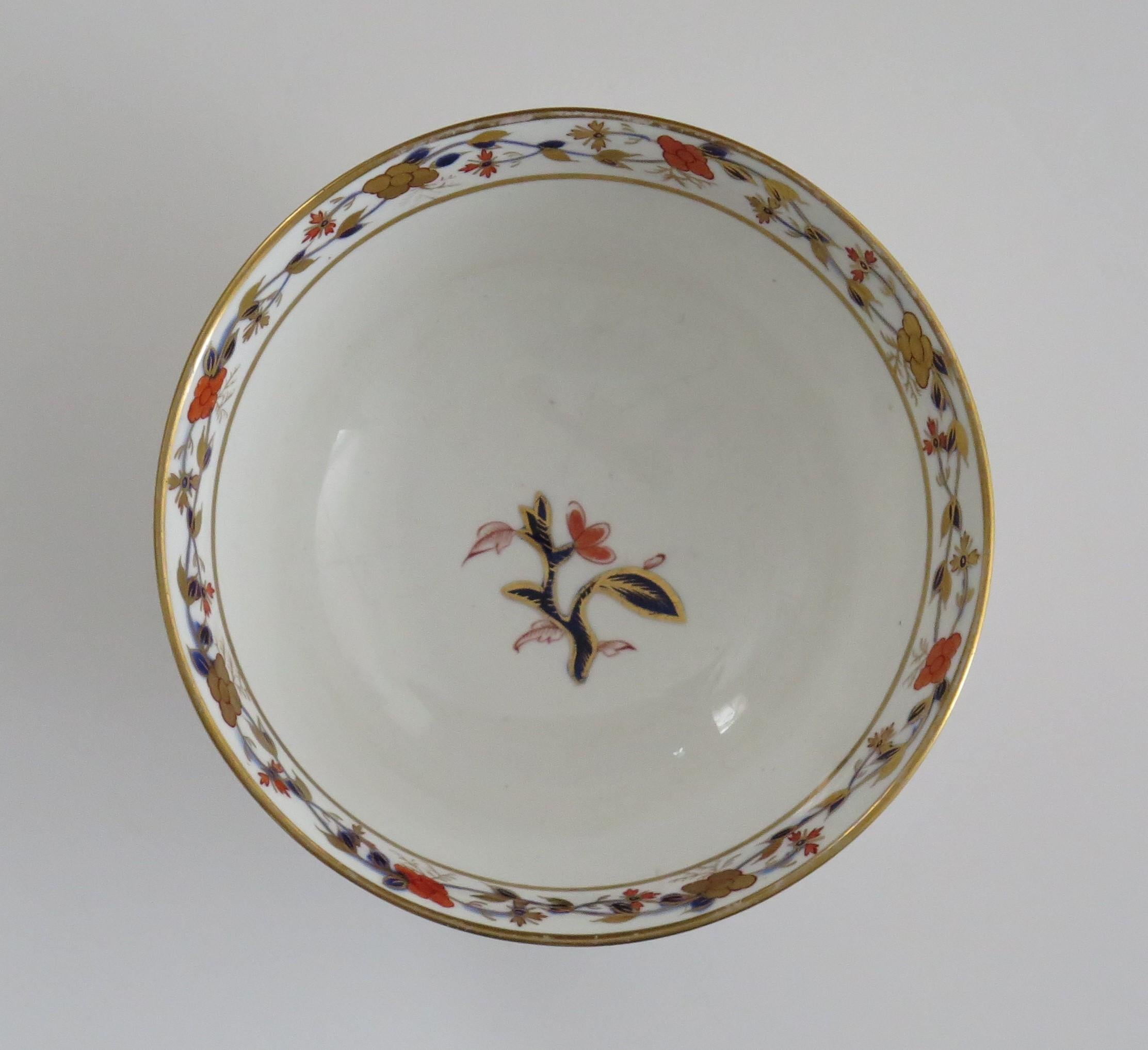 Early 19th Century Spode Porcelain Slop Bowl in Japan Ptn 1946, circa 1810 For Sale 2