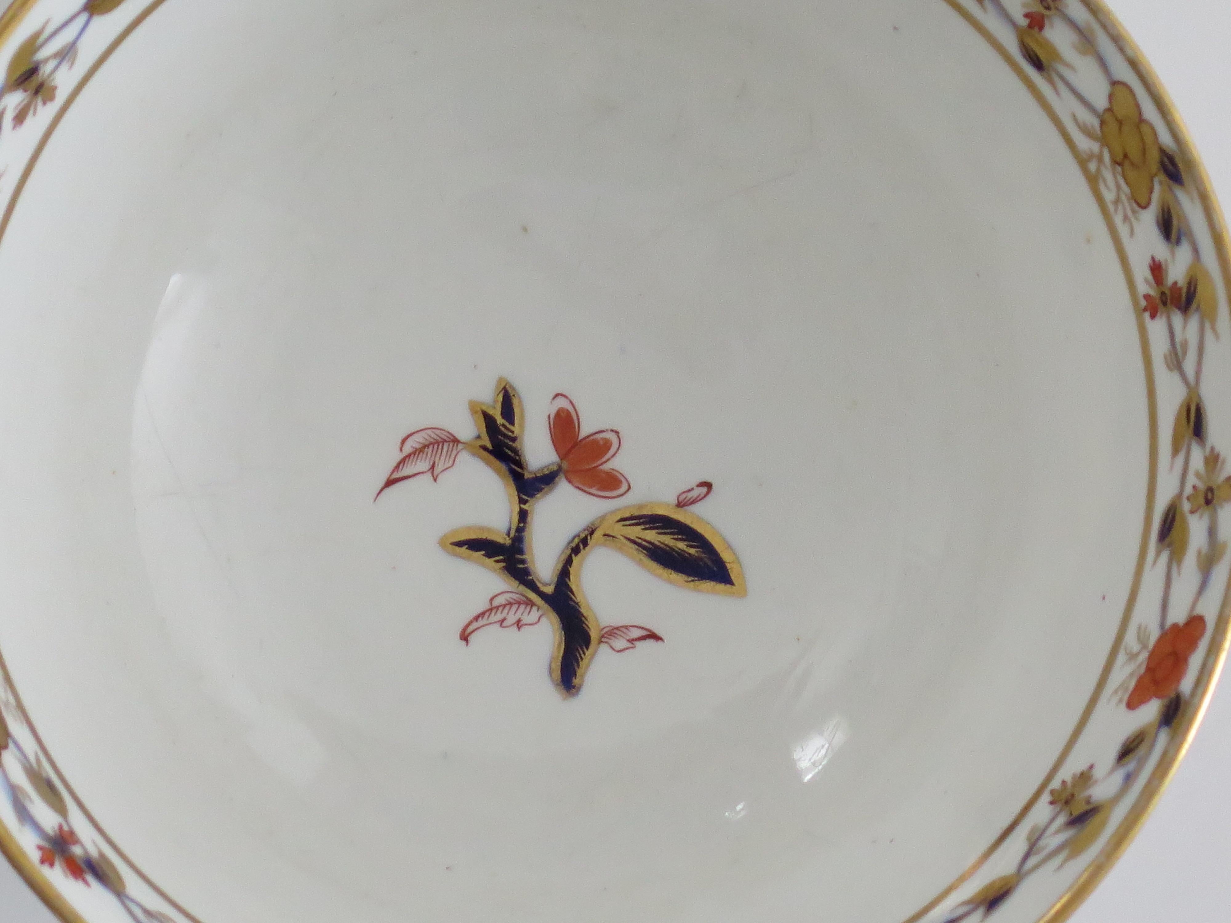Early 19th Century Spode Porcelain Slop Bowl in Japan Ptn 1946, circa 1810 For Sale 3