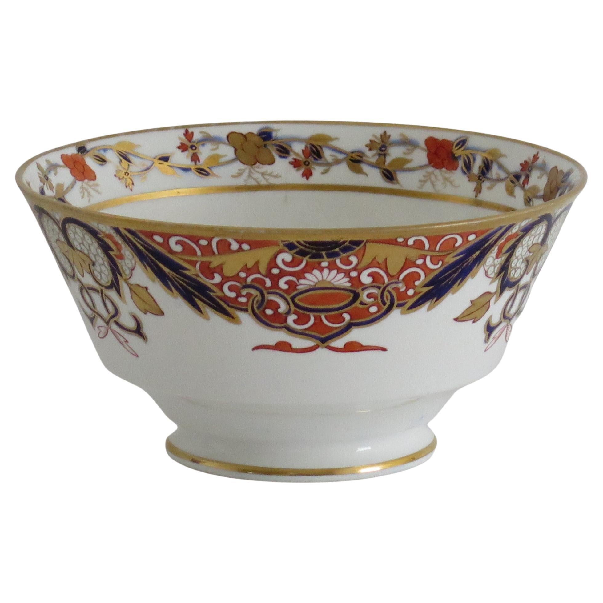 Early 19th Century Spode Porcelain Slop Bowl in Japan Ptn 1946, circa 1810