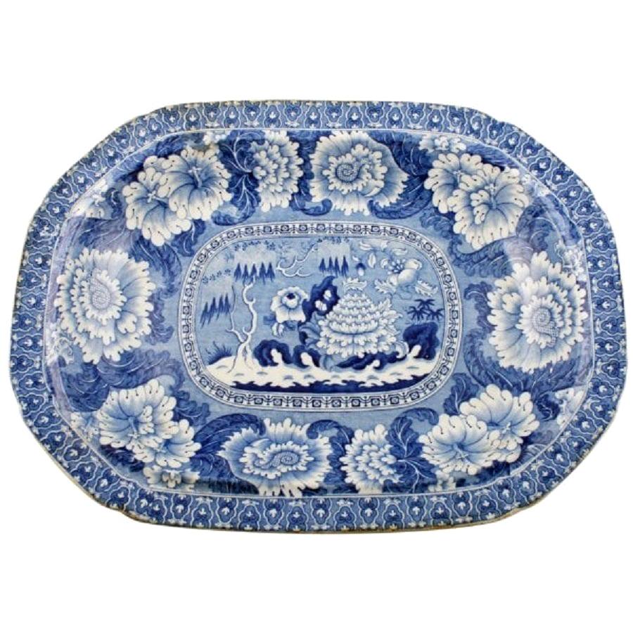 Early 19th Century Staffordshire Dish For Sale