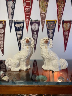 Early 19th Century Staffordshire Spaniel Pair