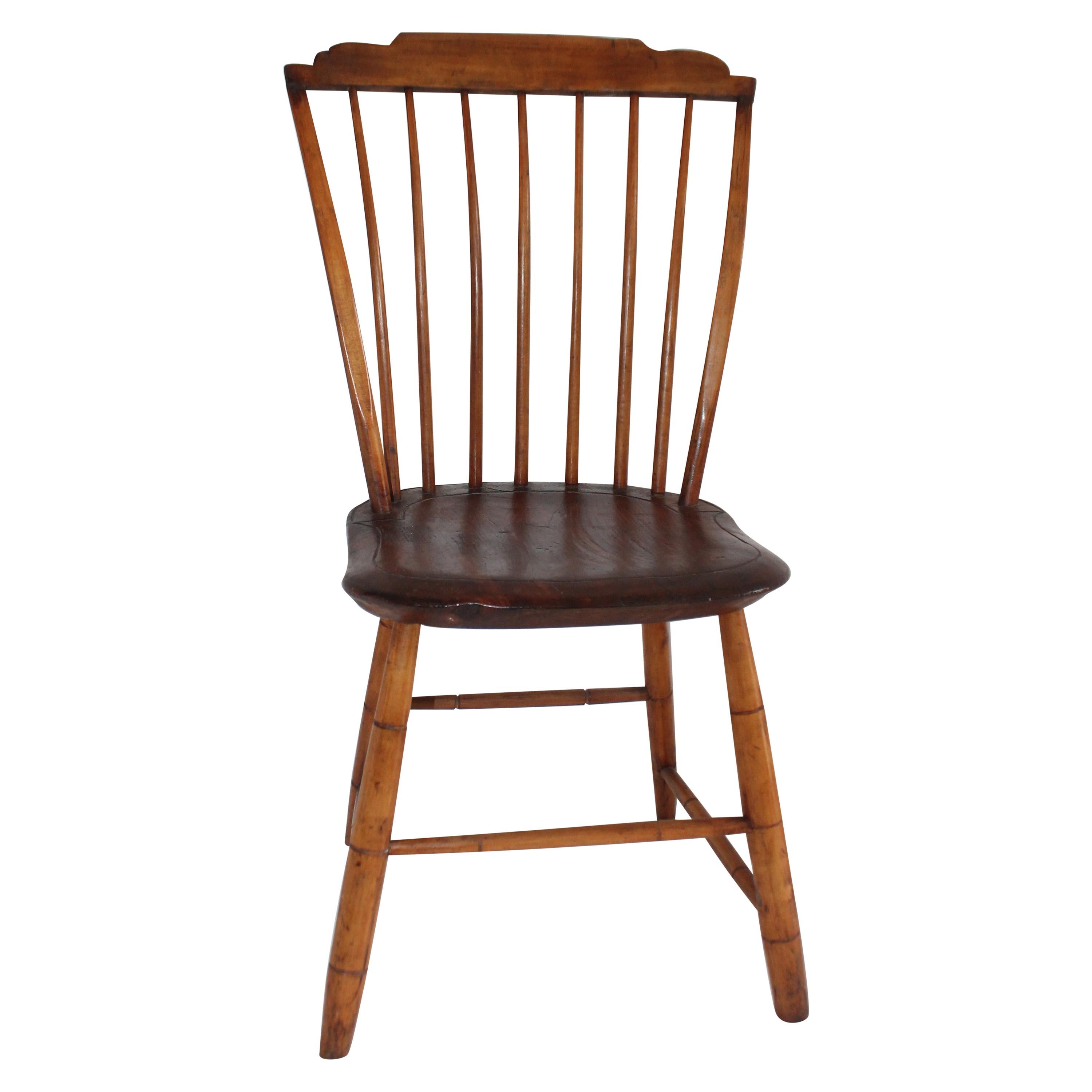 Early 19th C Step Down Windsor Chair