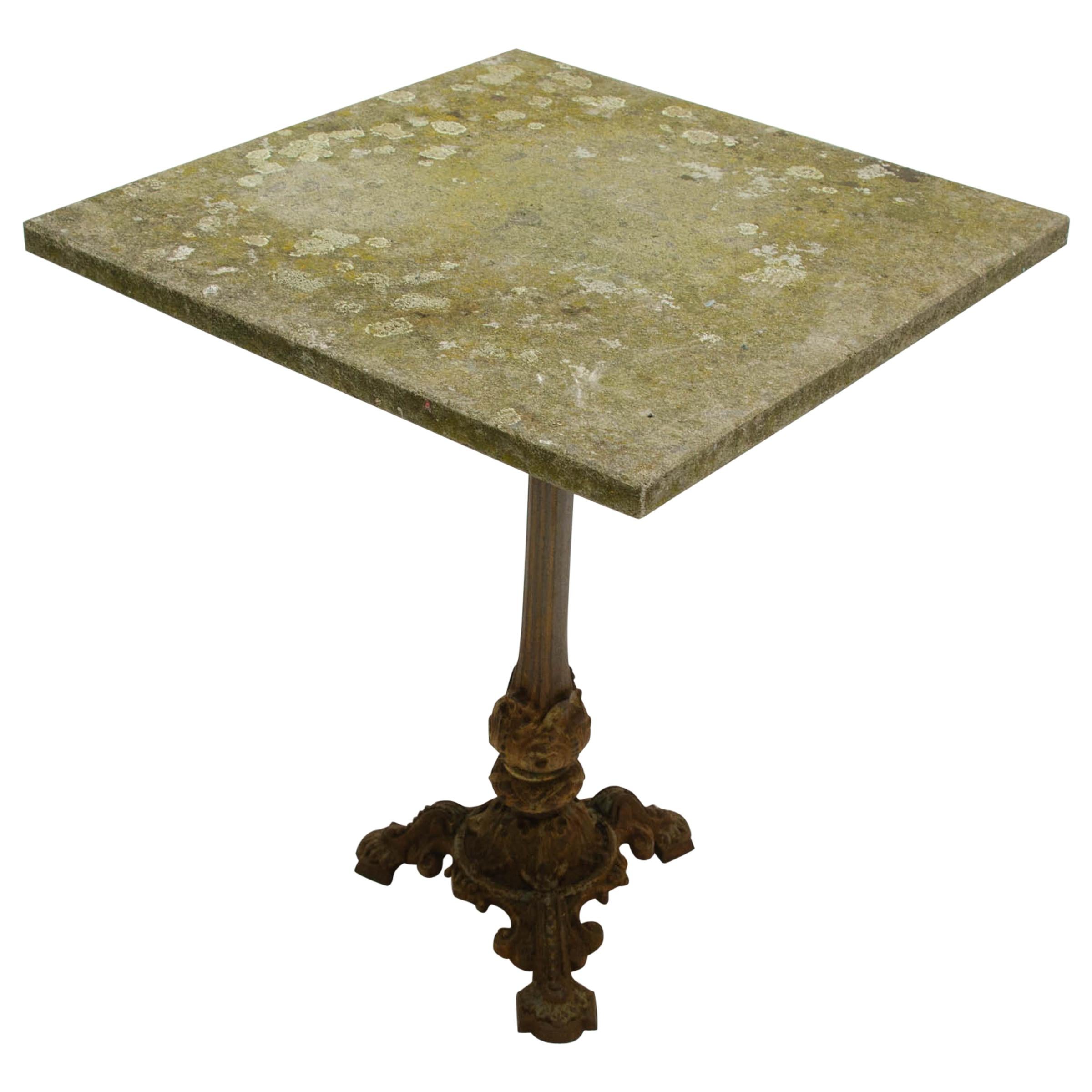 Early 19th Century Stone Top Table, England, circa 1860 For Sale