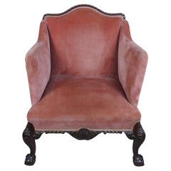 Early 19th Century Substantial High Quality Mahogany Wing Armchair, circa 1840
