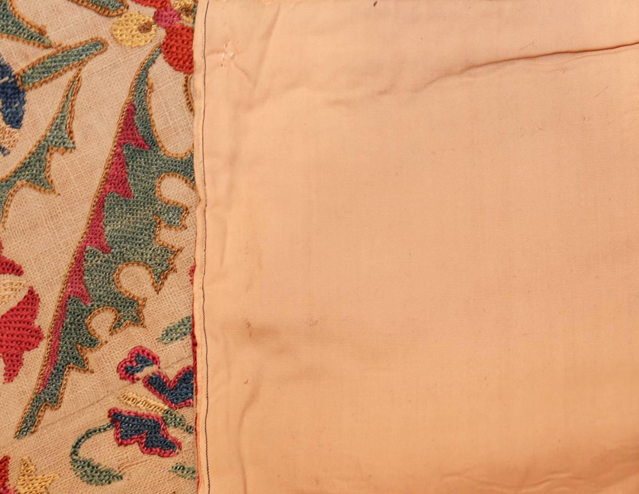 Hand-Woven Early 19th Century Suzani Uzbek Textile. Size: 5 ft 4 in x 5 ft 7 in 