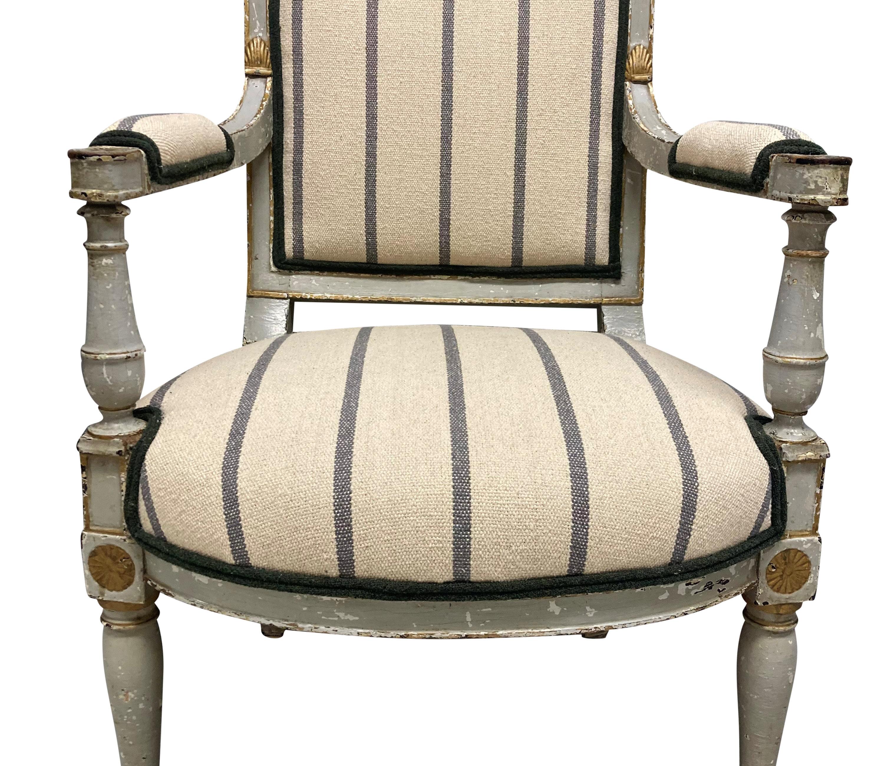 Sillón sueco de principios del siglo XIX Haya en venta