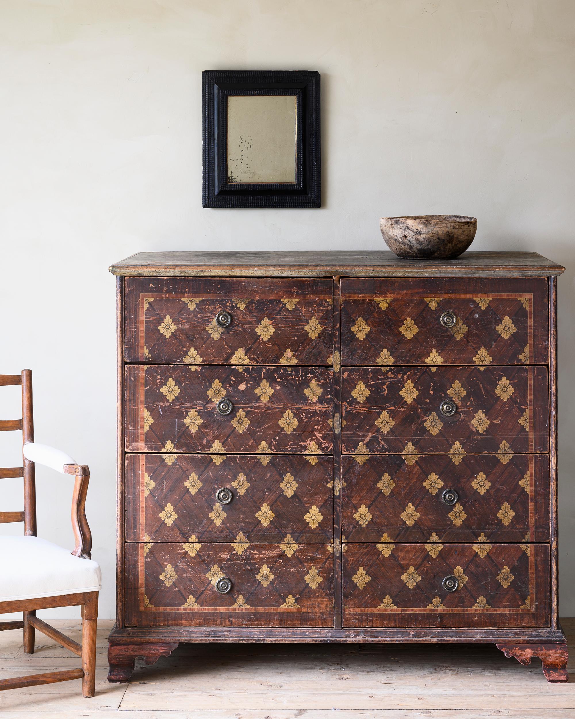 Remarkable early 19th Century Swedish Chest of Drawers  3