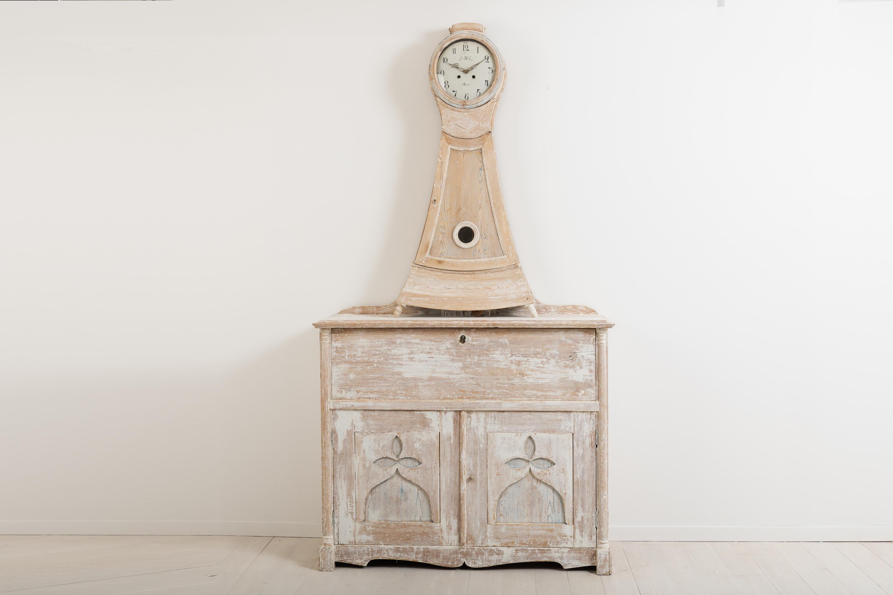 Folk Art Early 19th Century Swedish Clock Cabinet