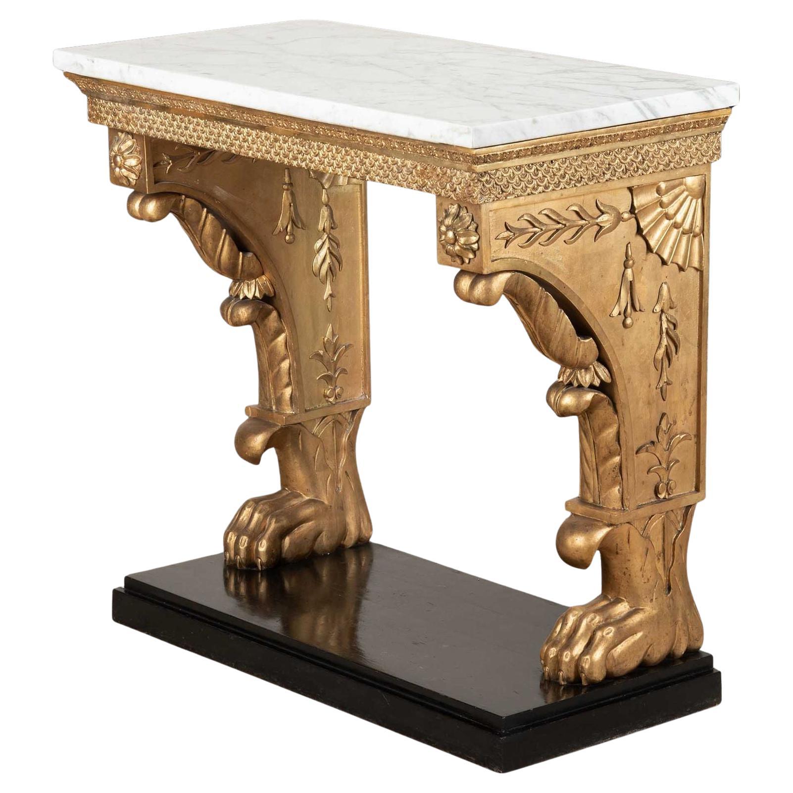 Early 19th Century Swedish Console Table For Sale