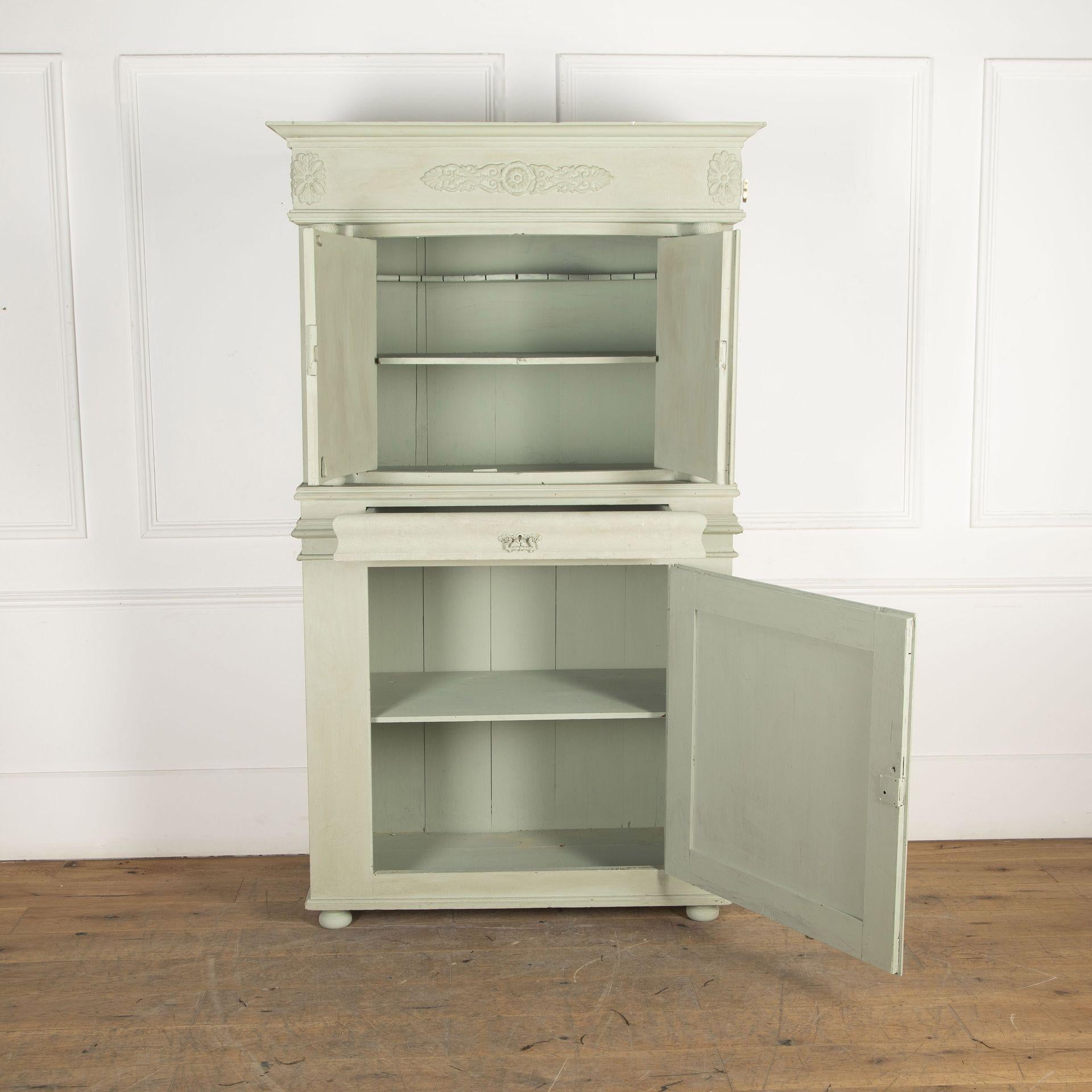 Gustaviano Early 19th Century Swedish Cupboard in vendita