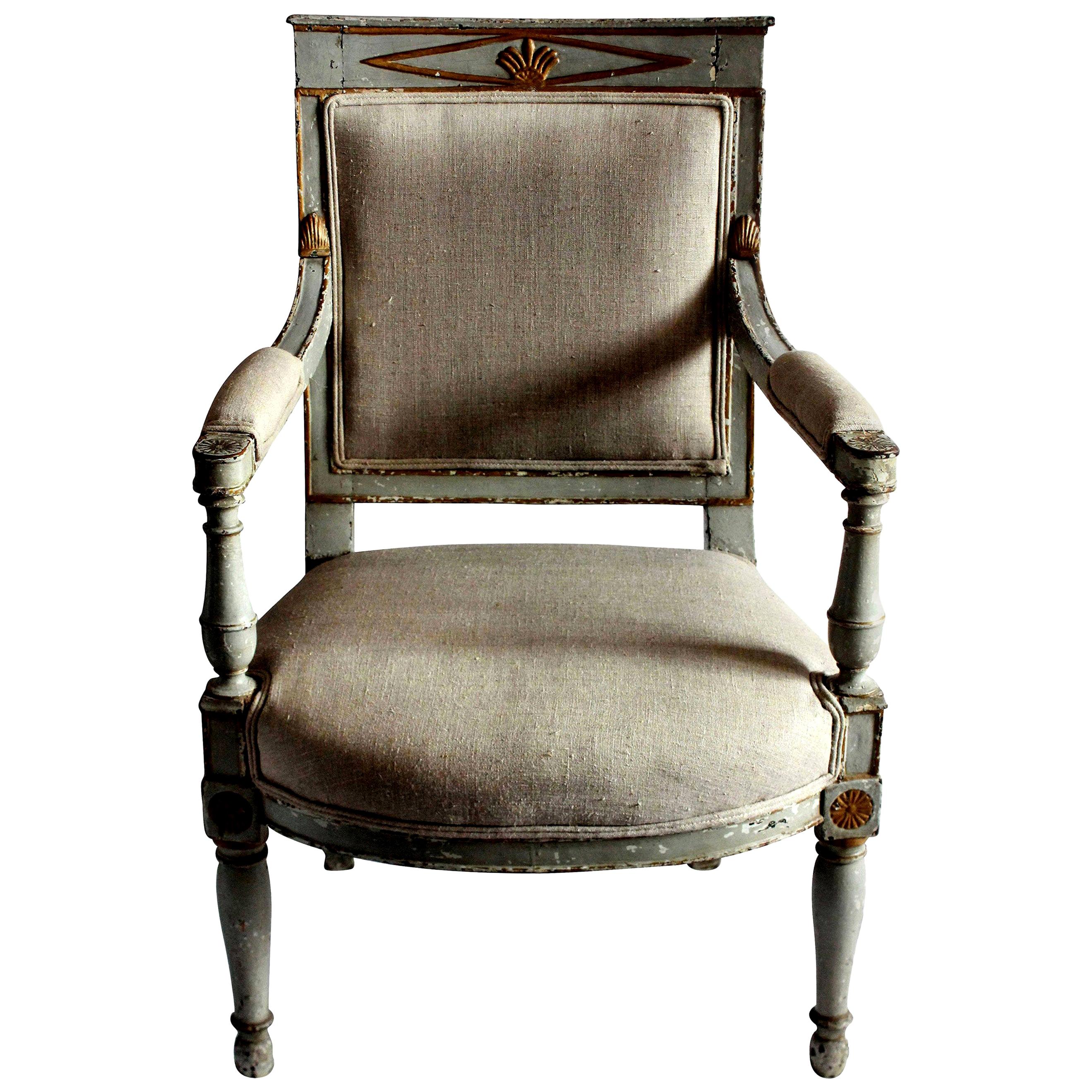 Early 19th Century Swedish Desk Chair