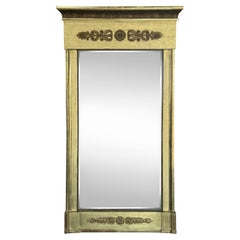 Schwedischer Empire-Pfeilerspiegel aus Goldholz, frühes 19.