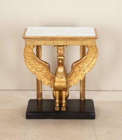 Early 19th Century Swedish Giltwood Console Pier Table