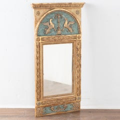 Early 19th Century Swedish Gold Gilt Trumeau Mirror