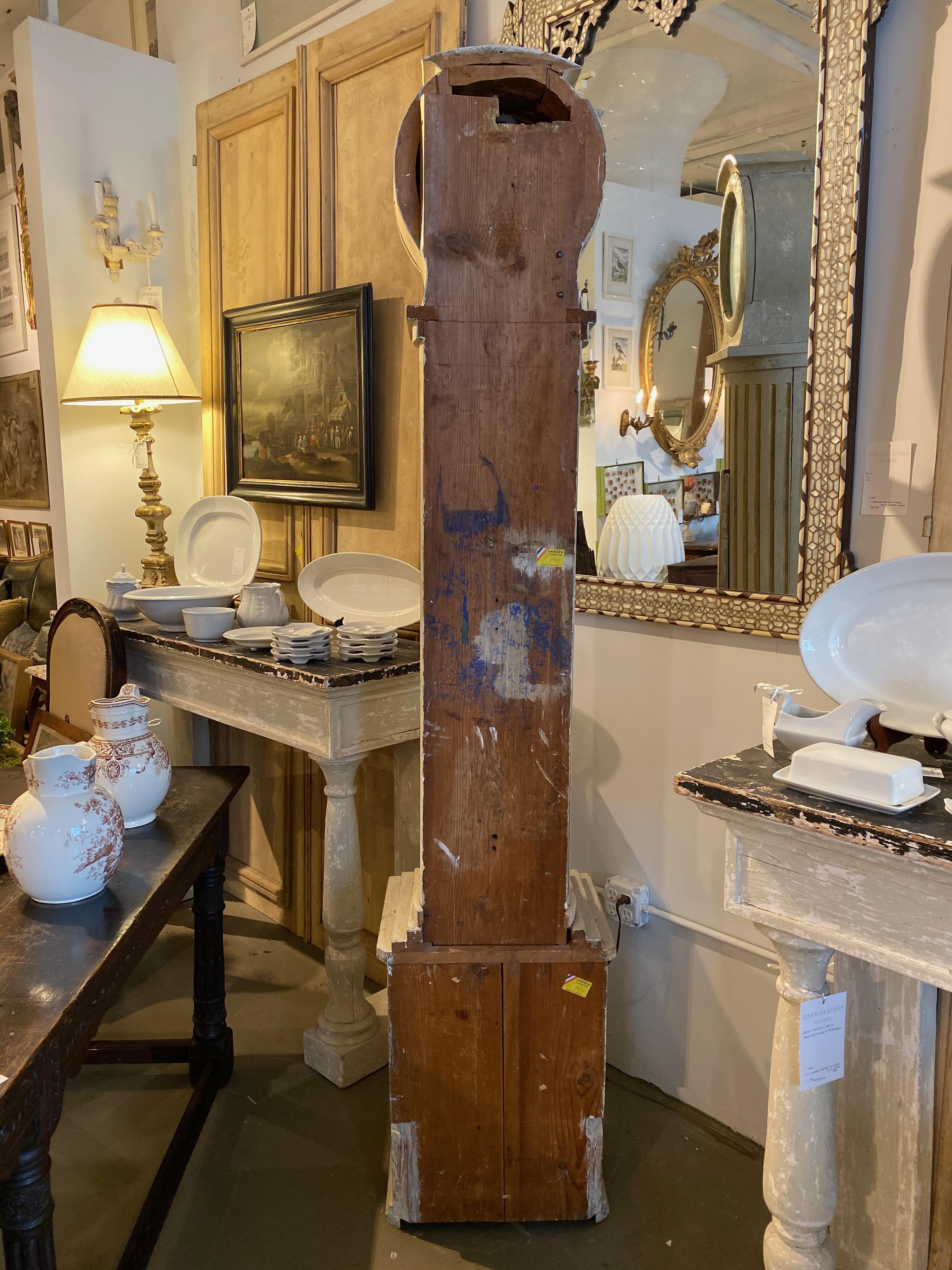 Early 19th Century Swedish Grandfather Clock For Sale 4