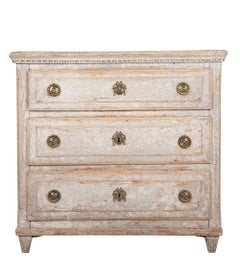 Early 19th Century Swedish Gustavian Carved Commode