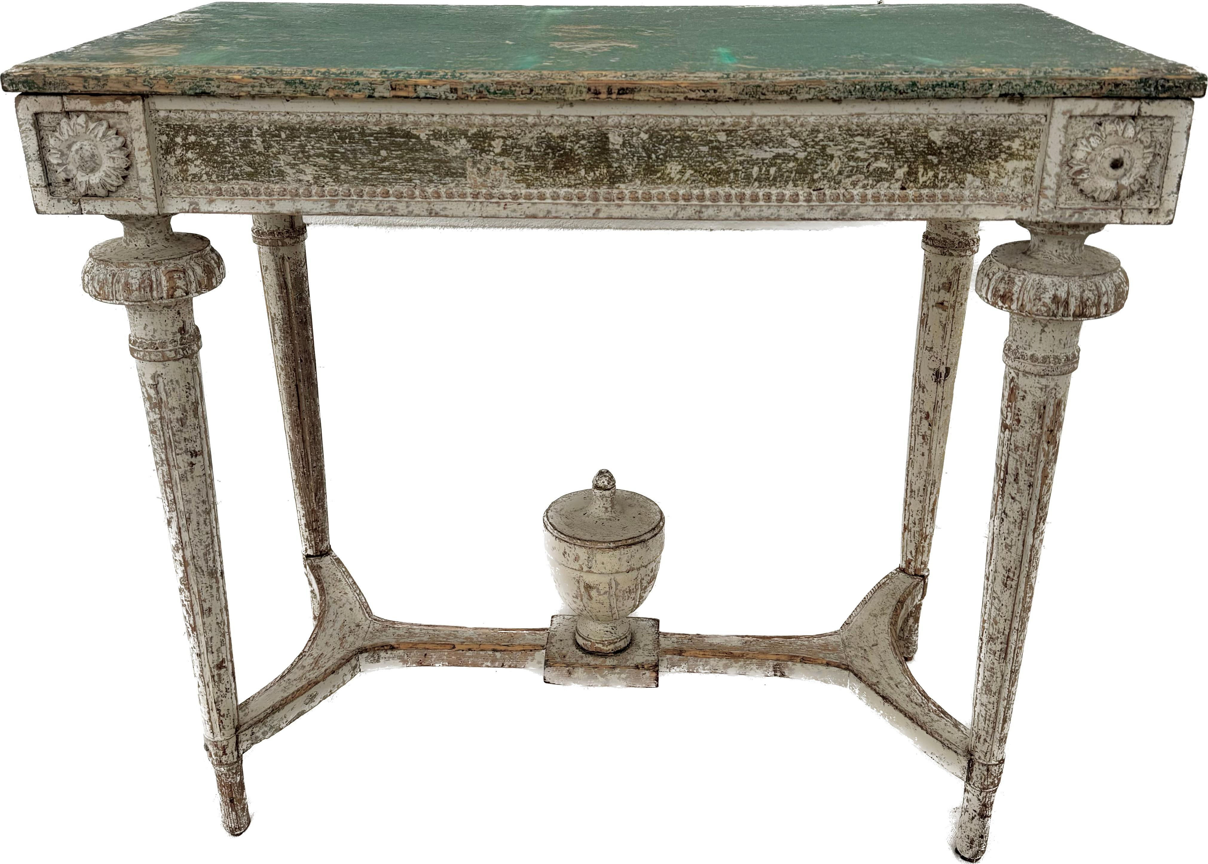 Early 19th Century Swedish Gustavian Console Table 10