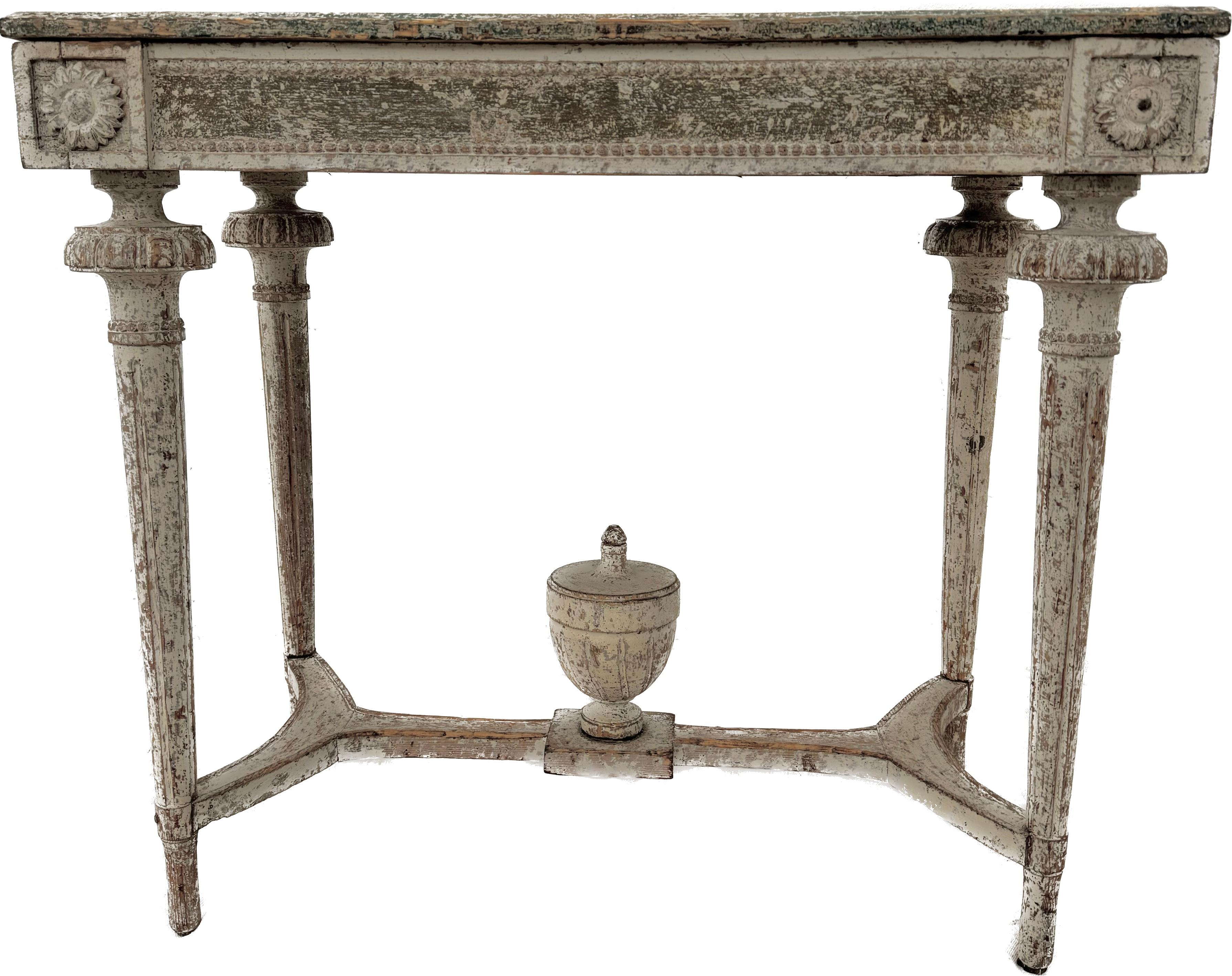 Early 19th Century Swedish Gustavian Console Table 11