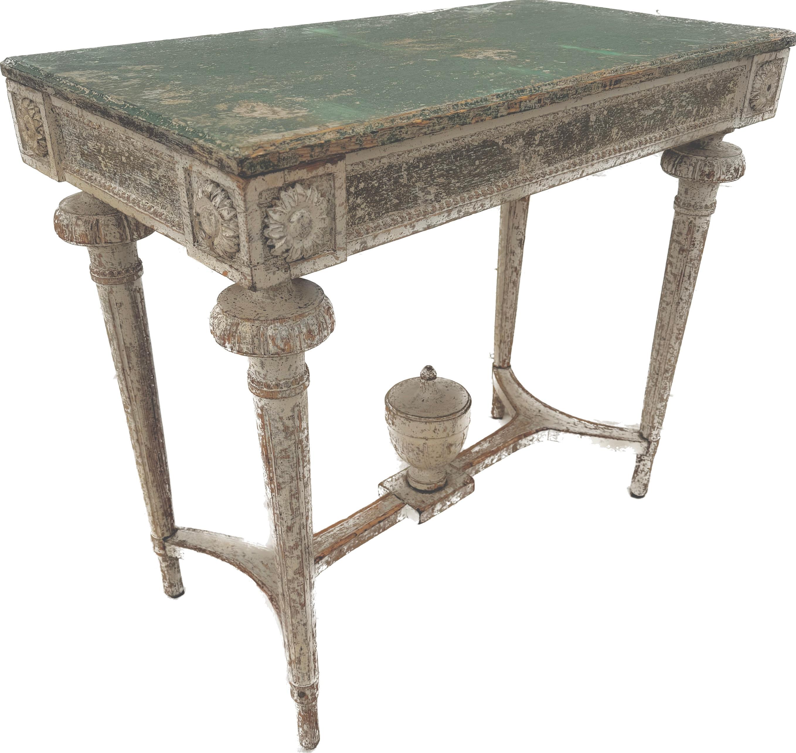 Early 19th Century Swedish Gustavian Console Table 1
