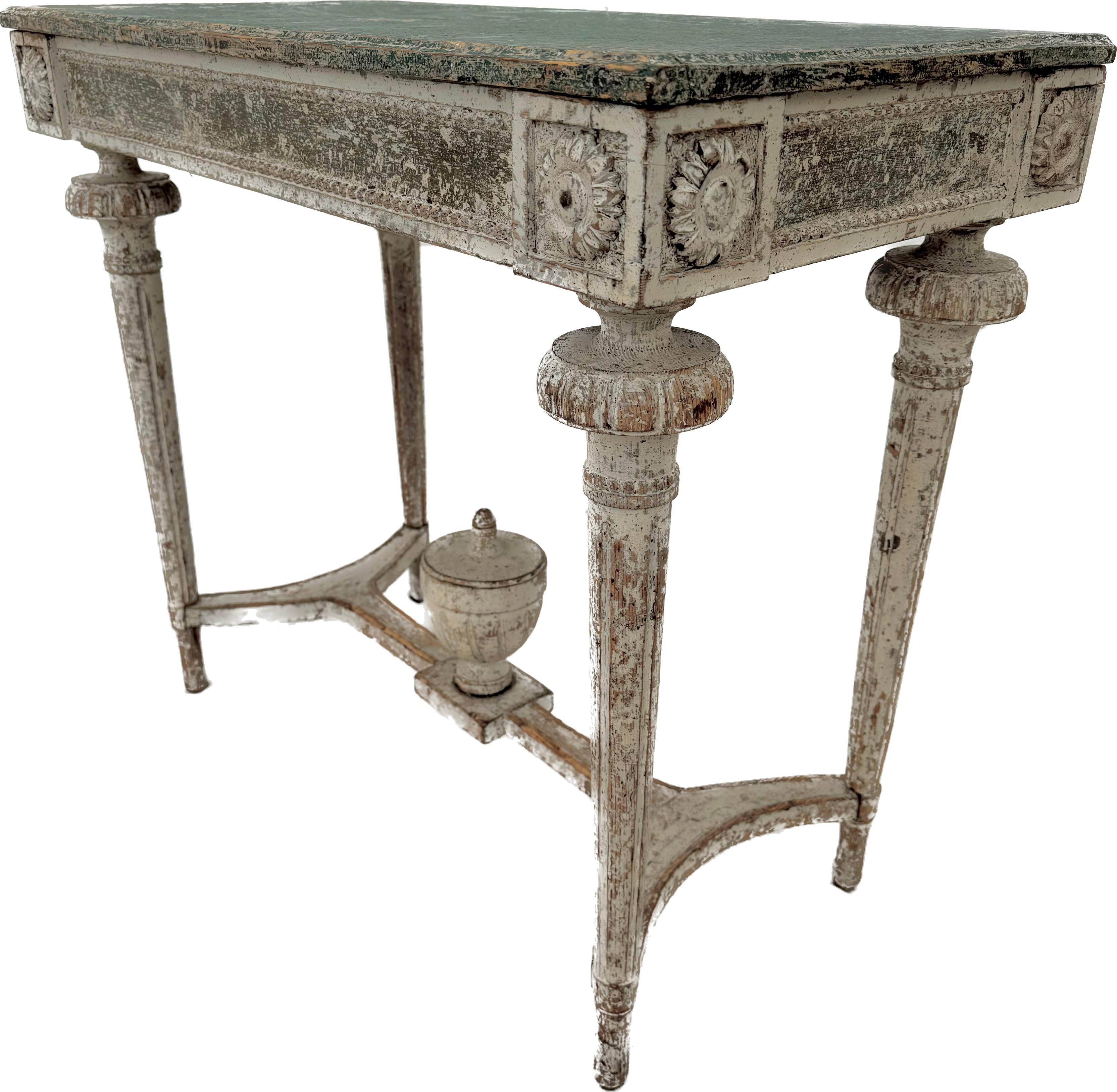 Early 19th Century Swedish Gustavian Console Table 4